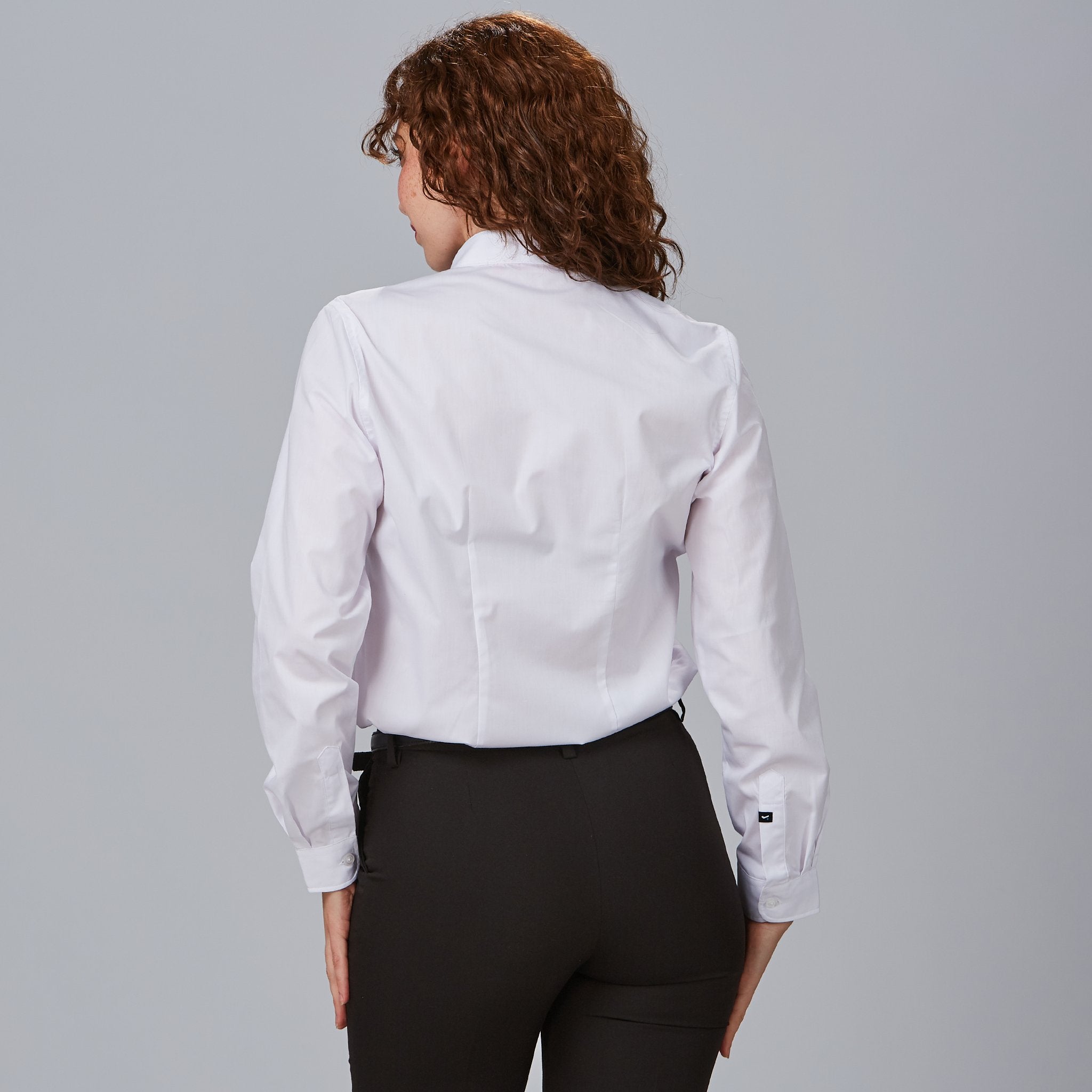 GARY'S Shirts 240002 chemise femme col mao noire