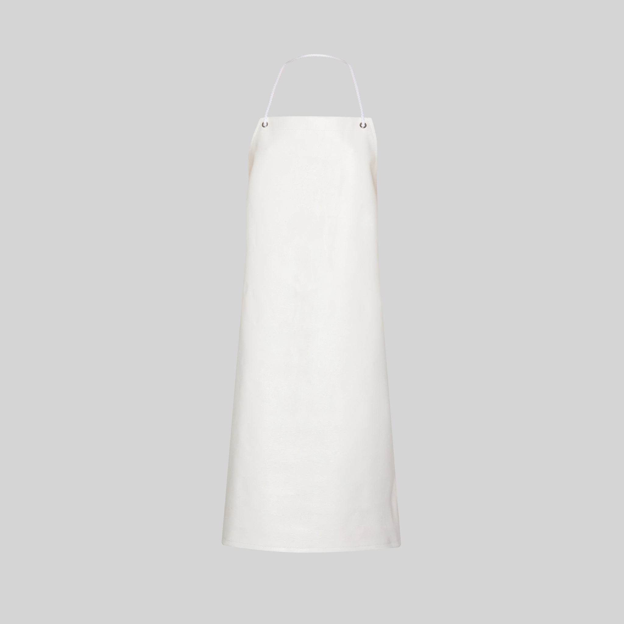 GARY'S tablier à bavette PVC coton blanc 90x70 cm