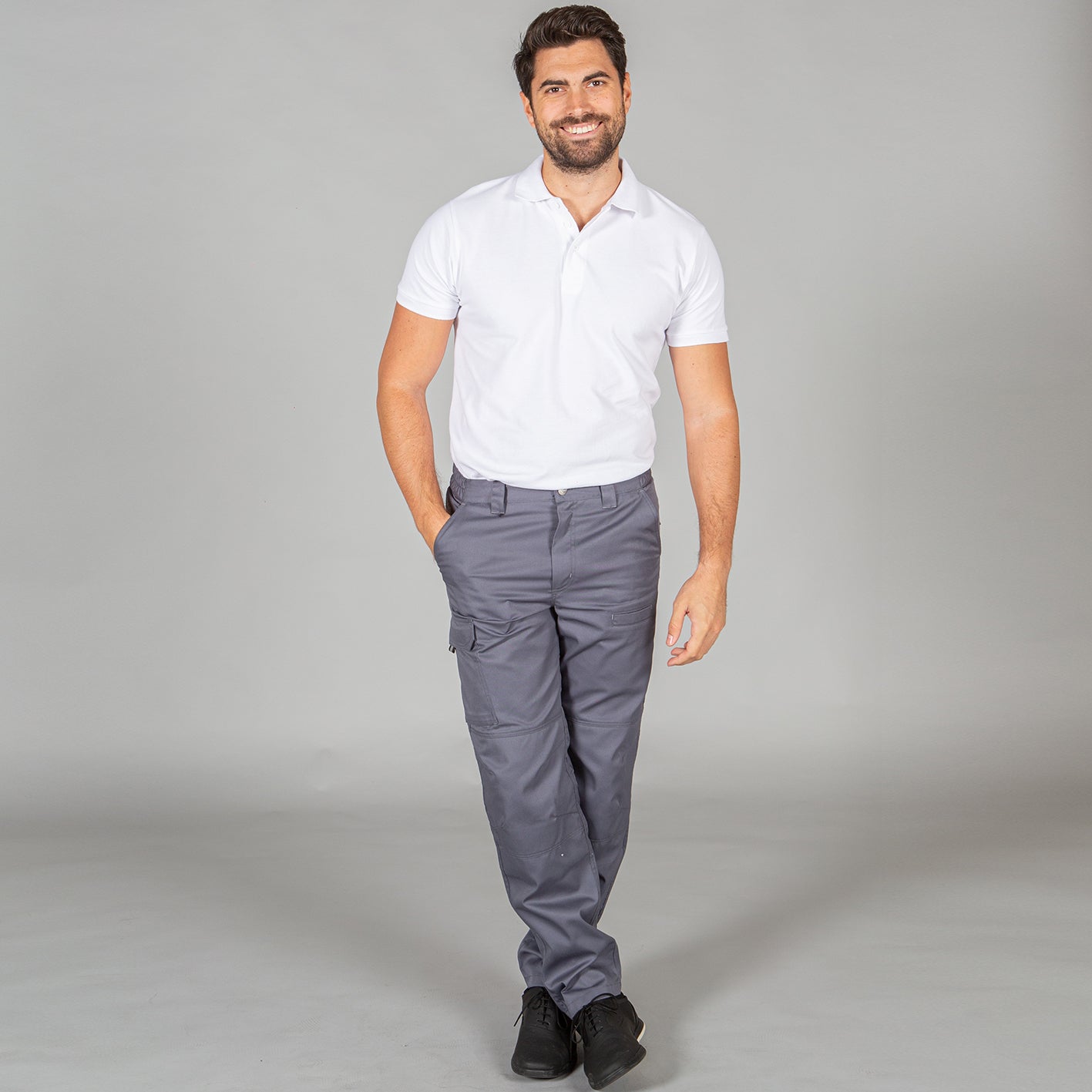 Gary's Pants Arce pantalon travail noir stretch poches