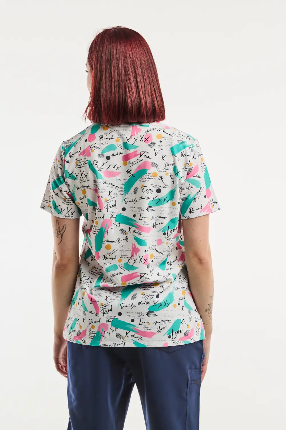 Aelin Paris blouse médicale femme Rêves Enchantés stretch
