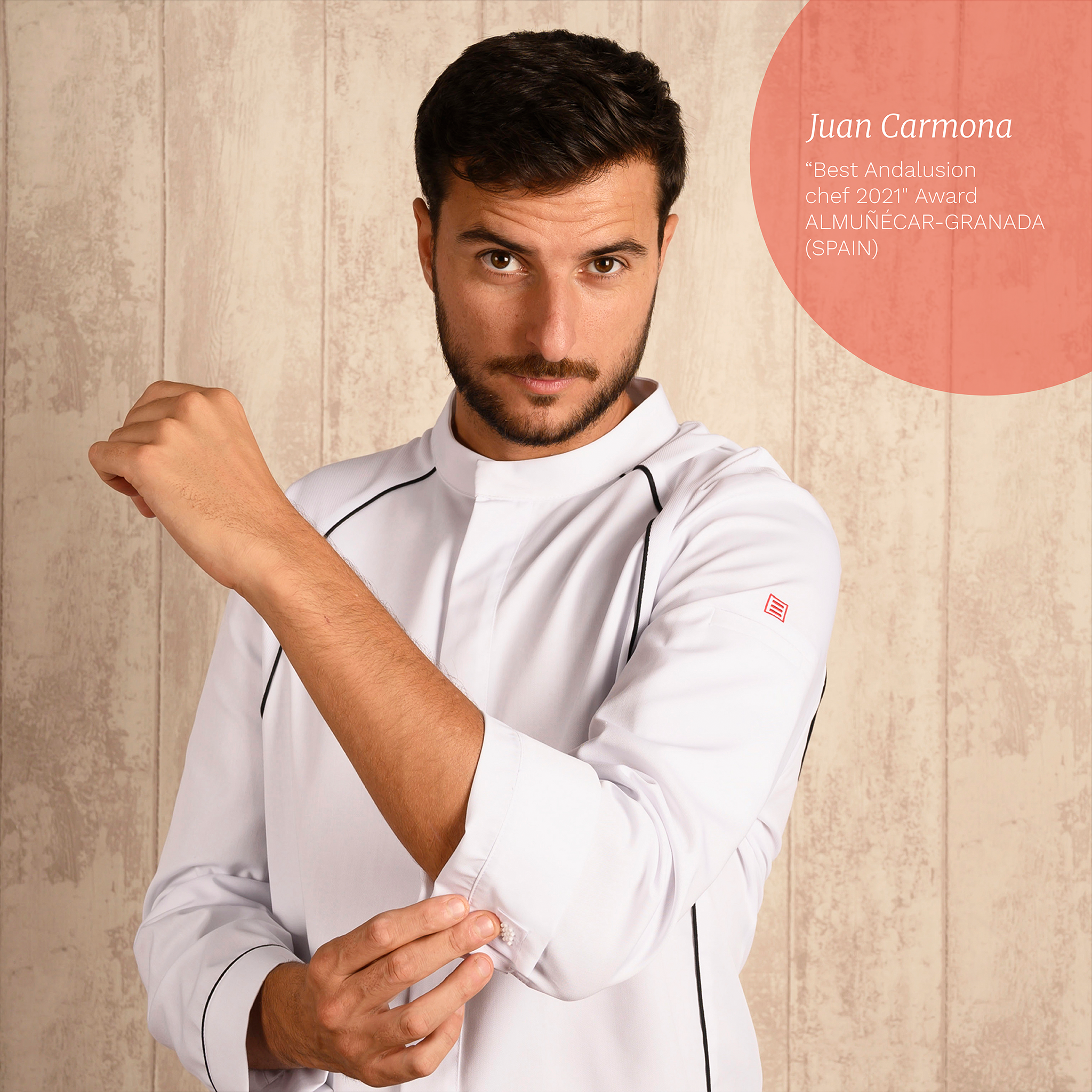 Gary's Apis veste cuisine noire L coton Lyocell