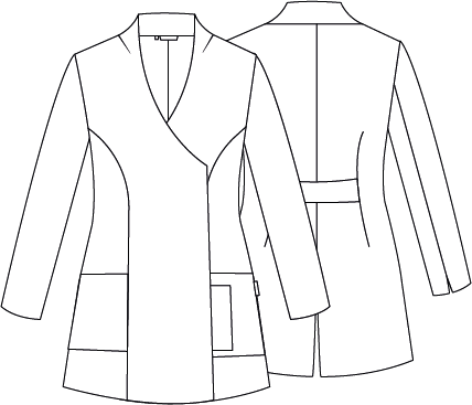 GARY'S Aria blouse femme blanche coton 76 cm