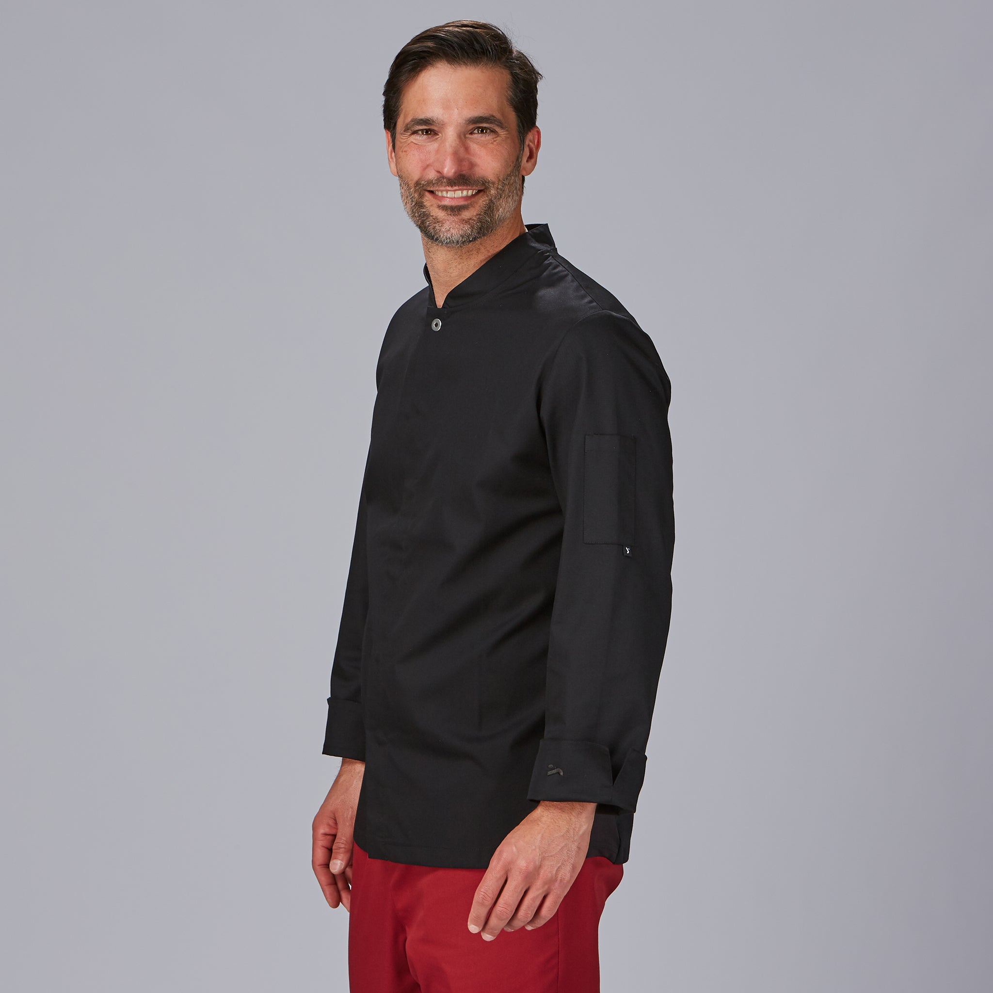 GARY'S Marin veste cuisine unisexe noire