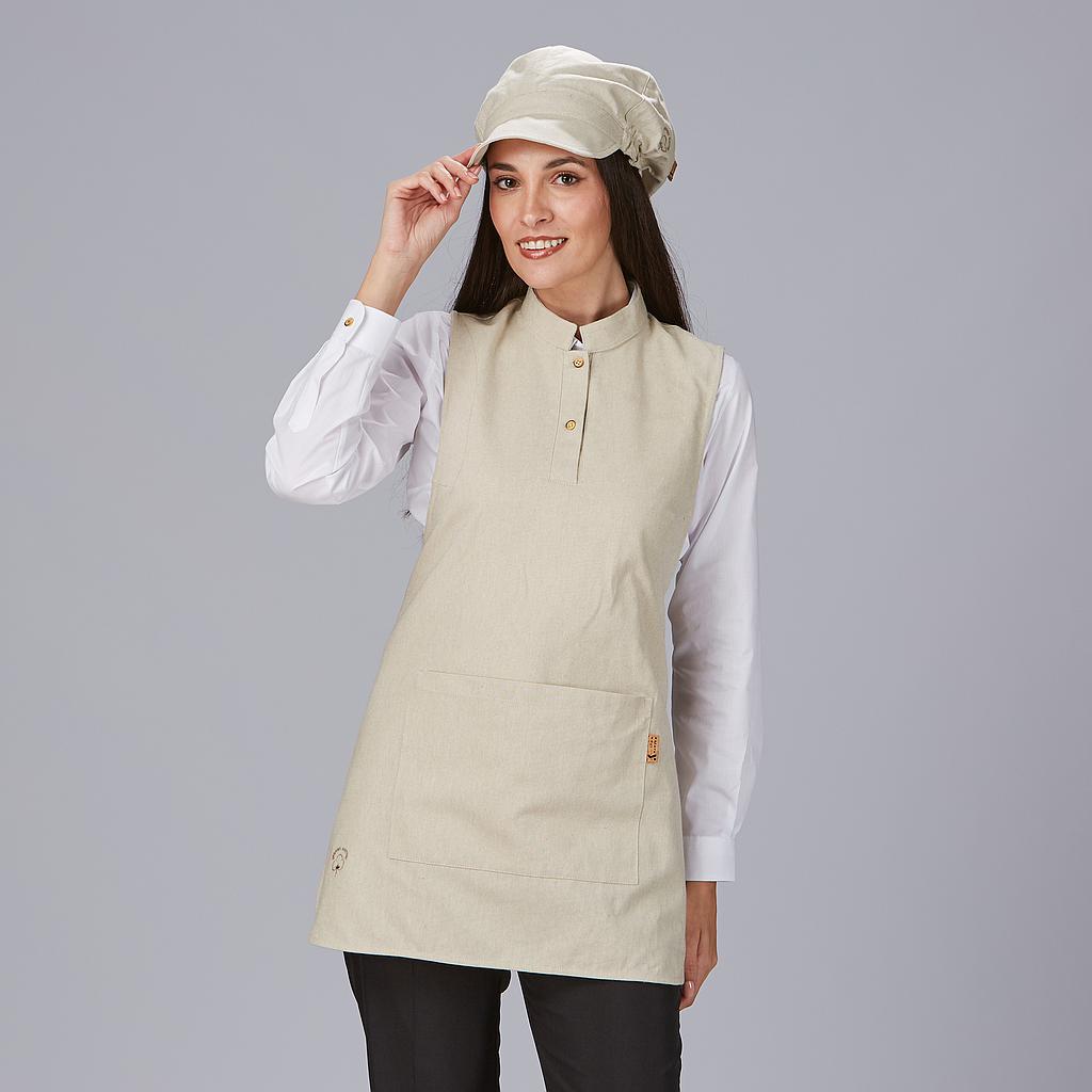Gary's Chasubles tablier beige coton bio taille unique