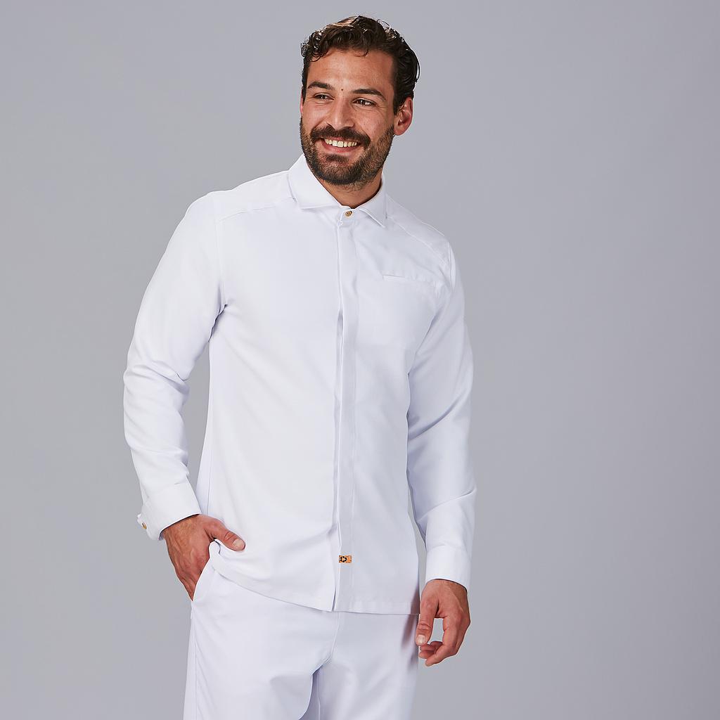 GARY'S Tommaso veste cuisine homme col italien noire