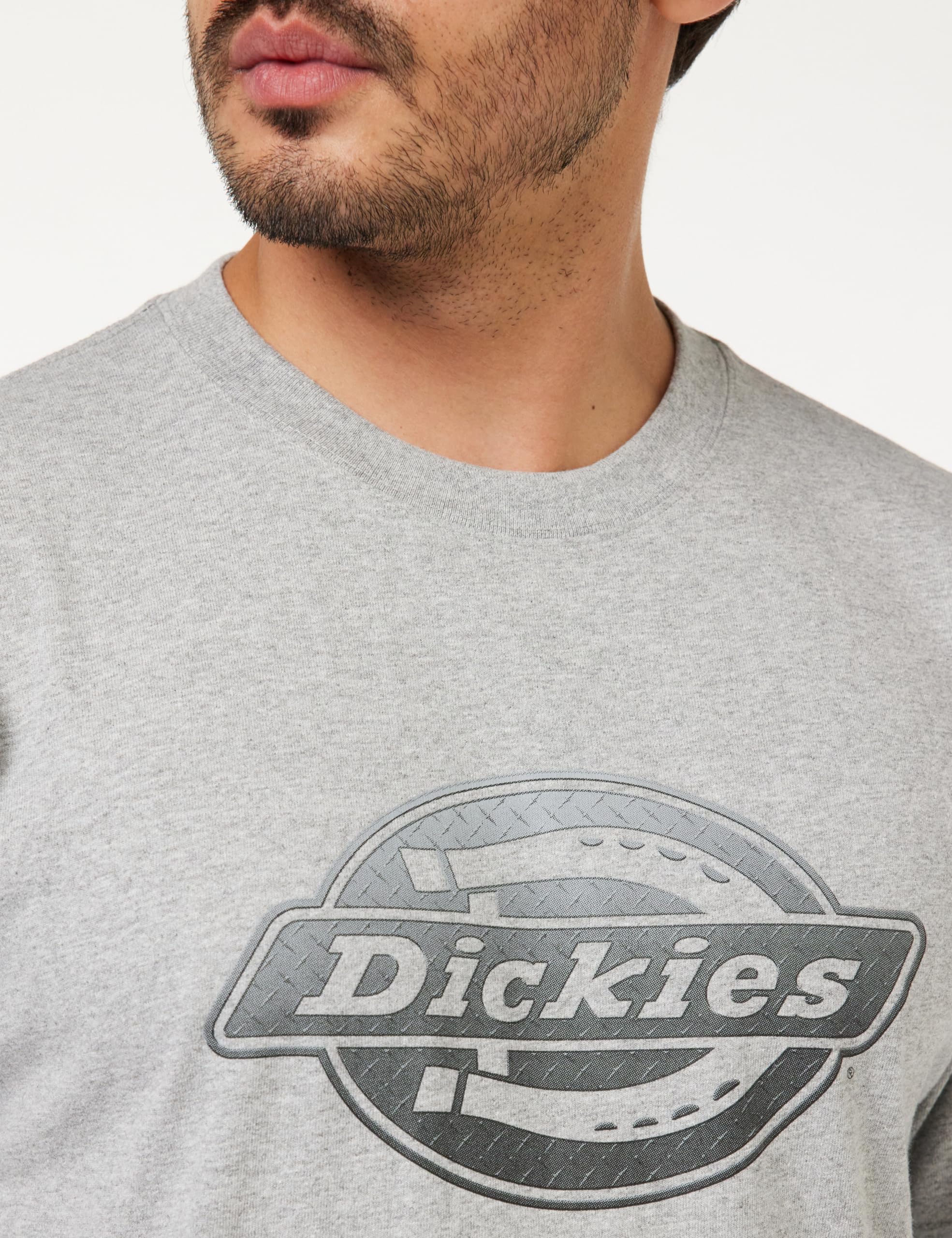 Dickies T-shirt travail homme gris chiné 100% coton