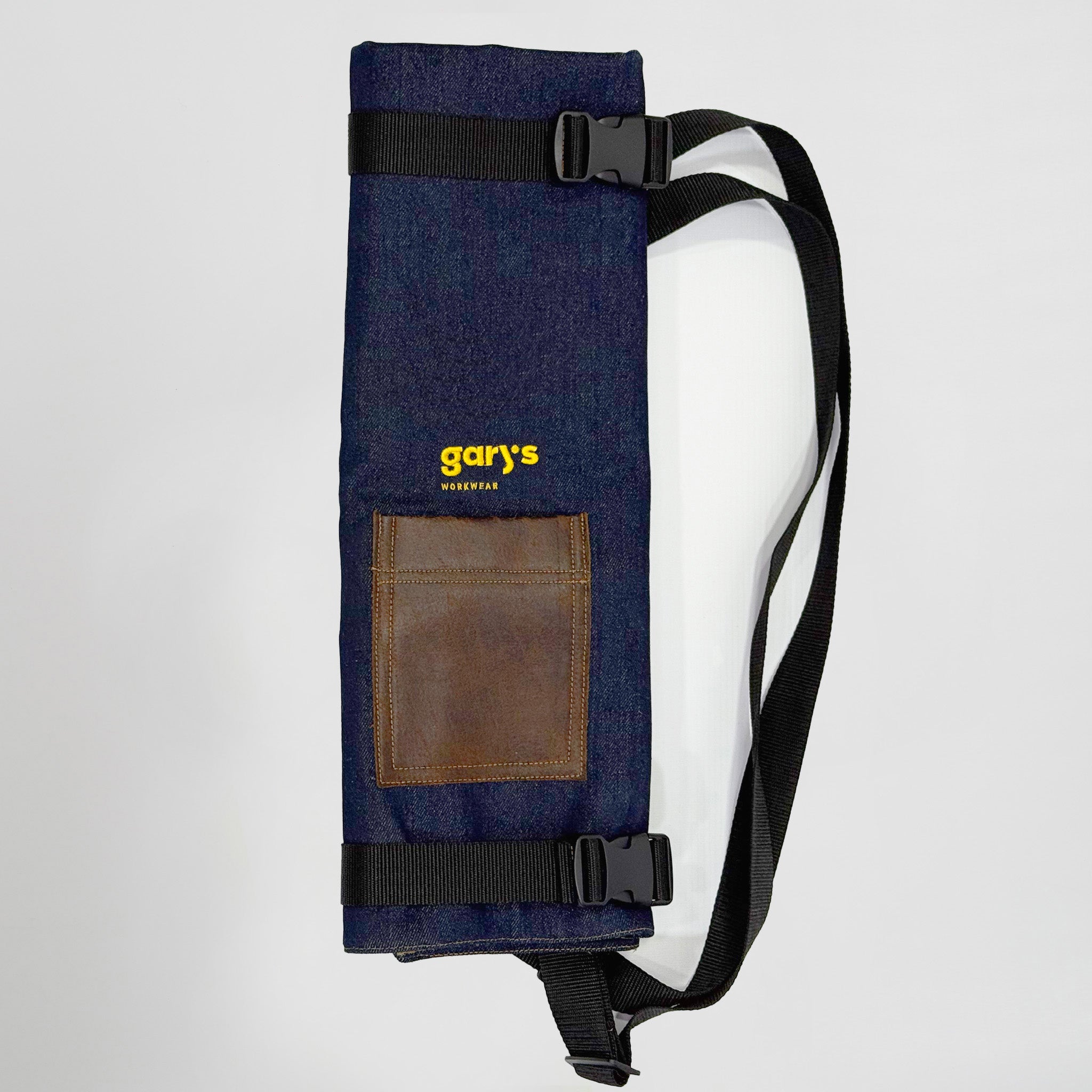 Gary's Knife trousse couteaux denim marine UD