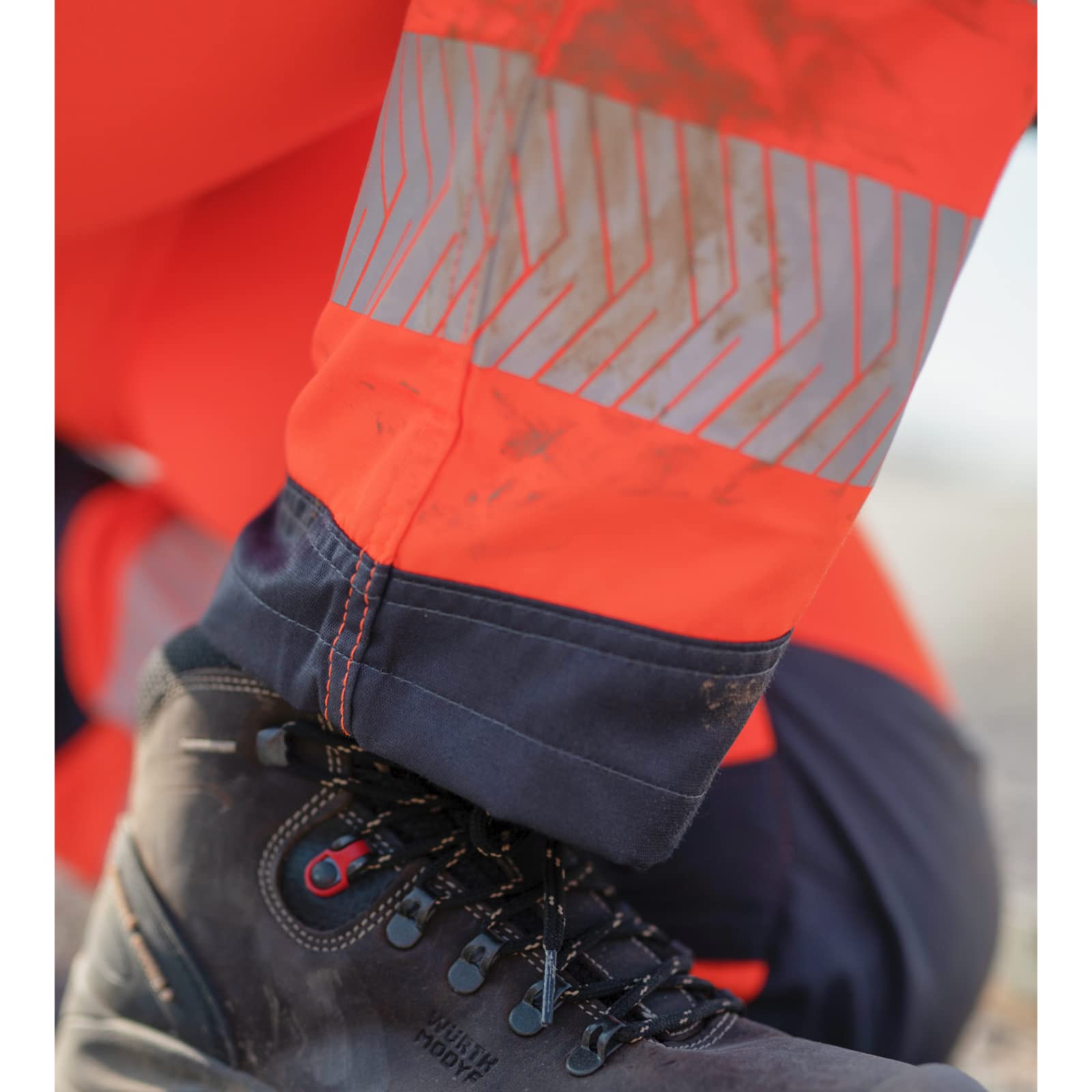 Würth MODYF Fluo pantalon travail orange 38 classe 2
