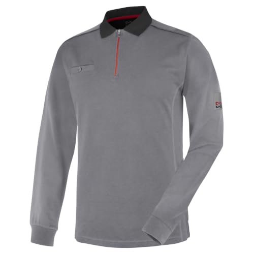 Würth MODYF Stretch X polo travail gris 4XL manches longues