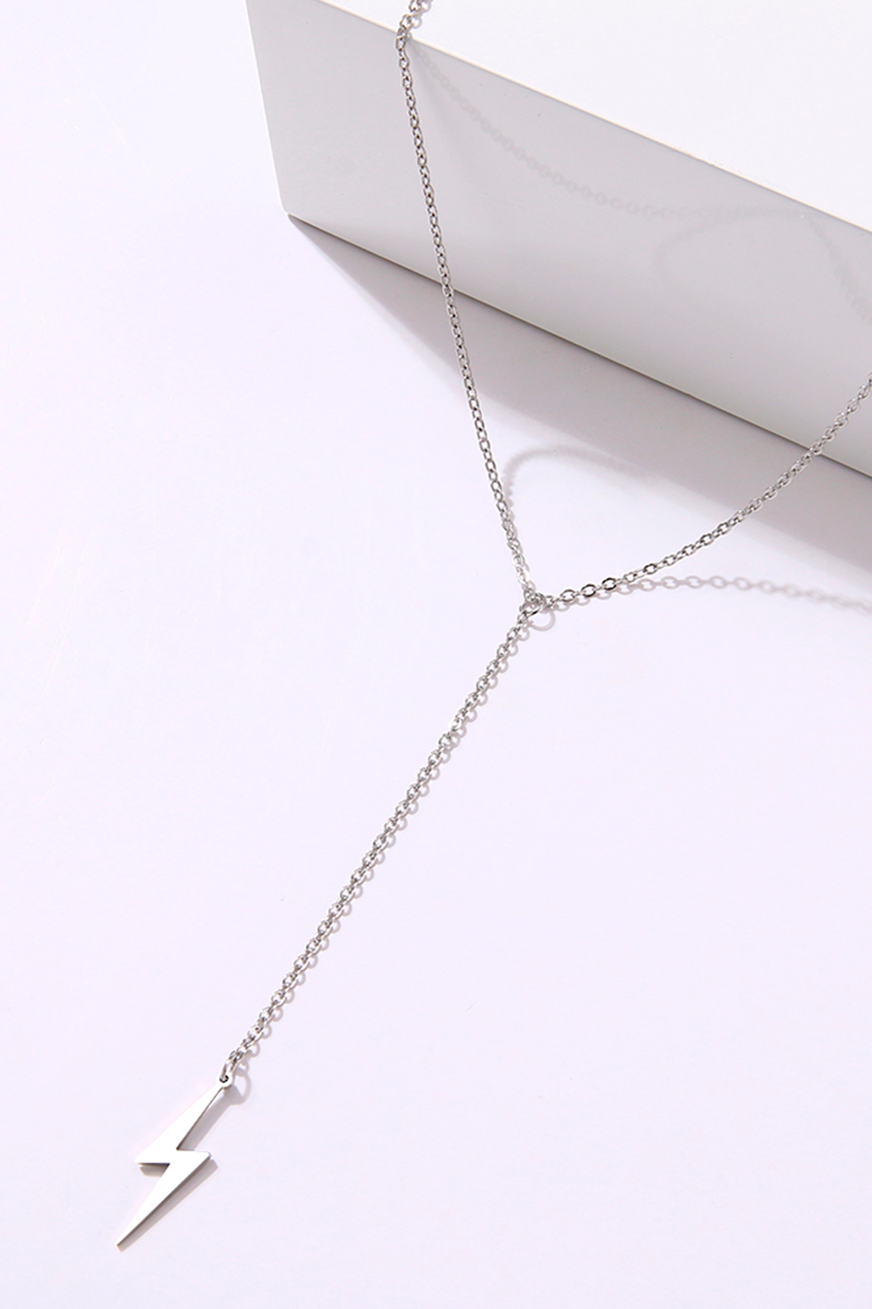 Enfermania Accesorios Collier Rayo acier argenté 43 cm