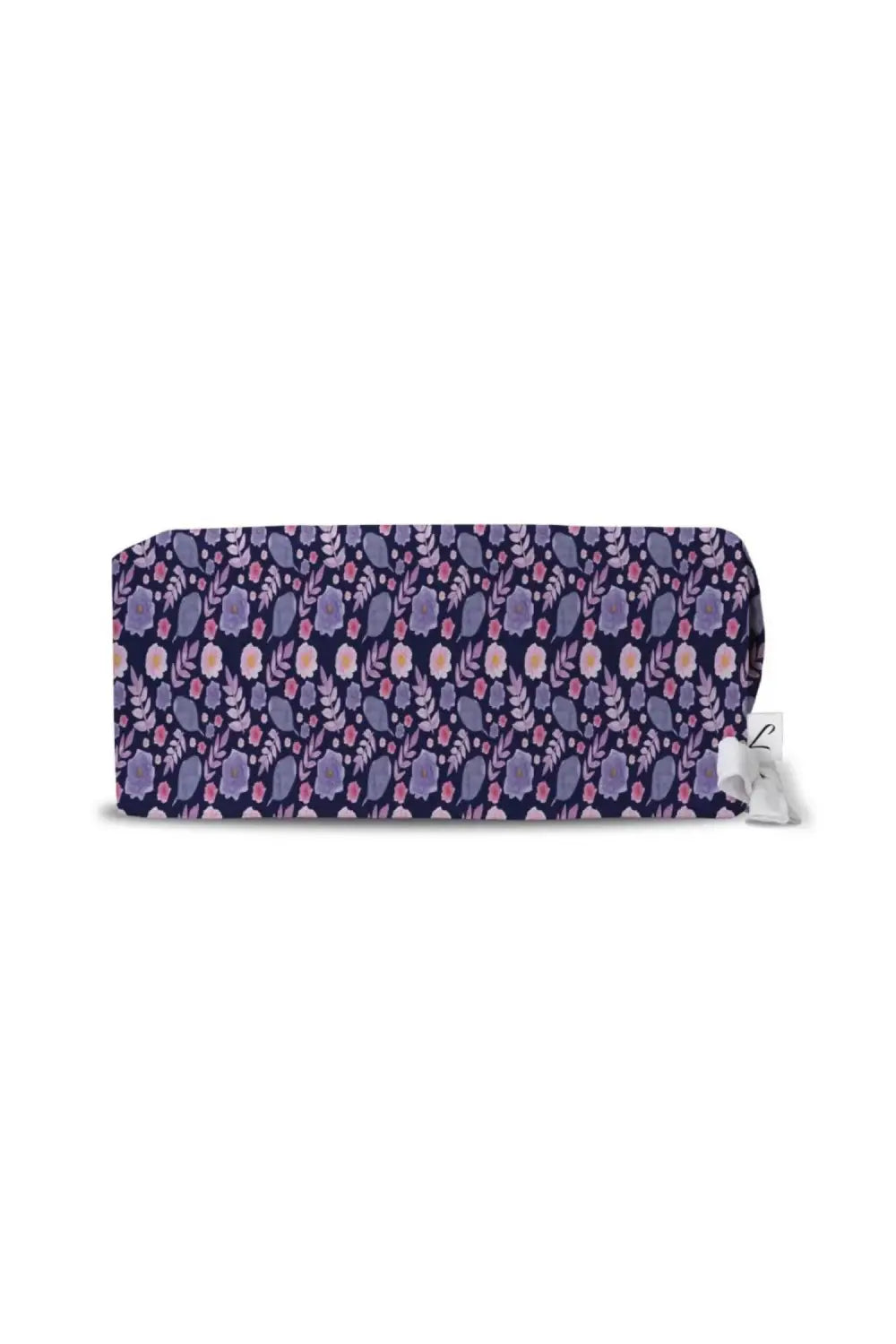 Aelin Paris Calot de bloc Bleu Marine Rose Florale
