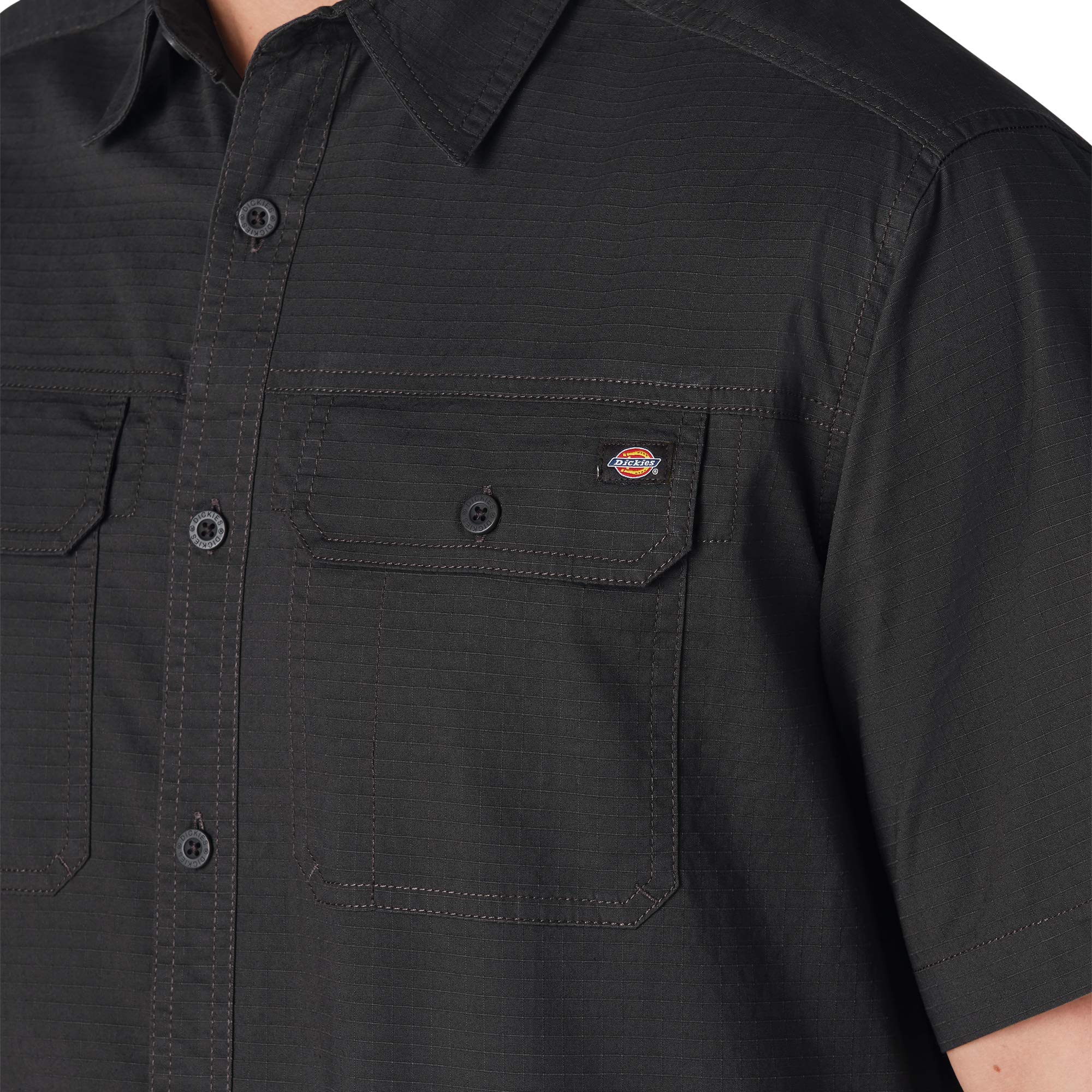 Dickies Chemise de Travail Flex Noir Rincé Taille L