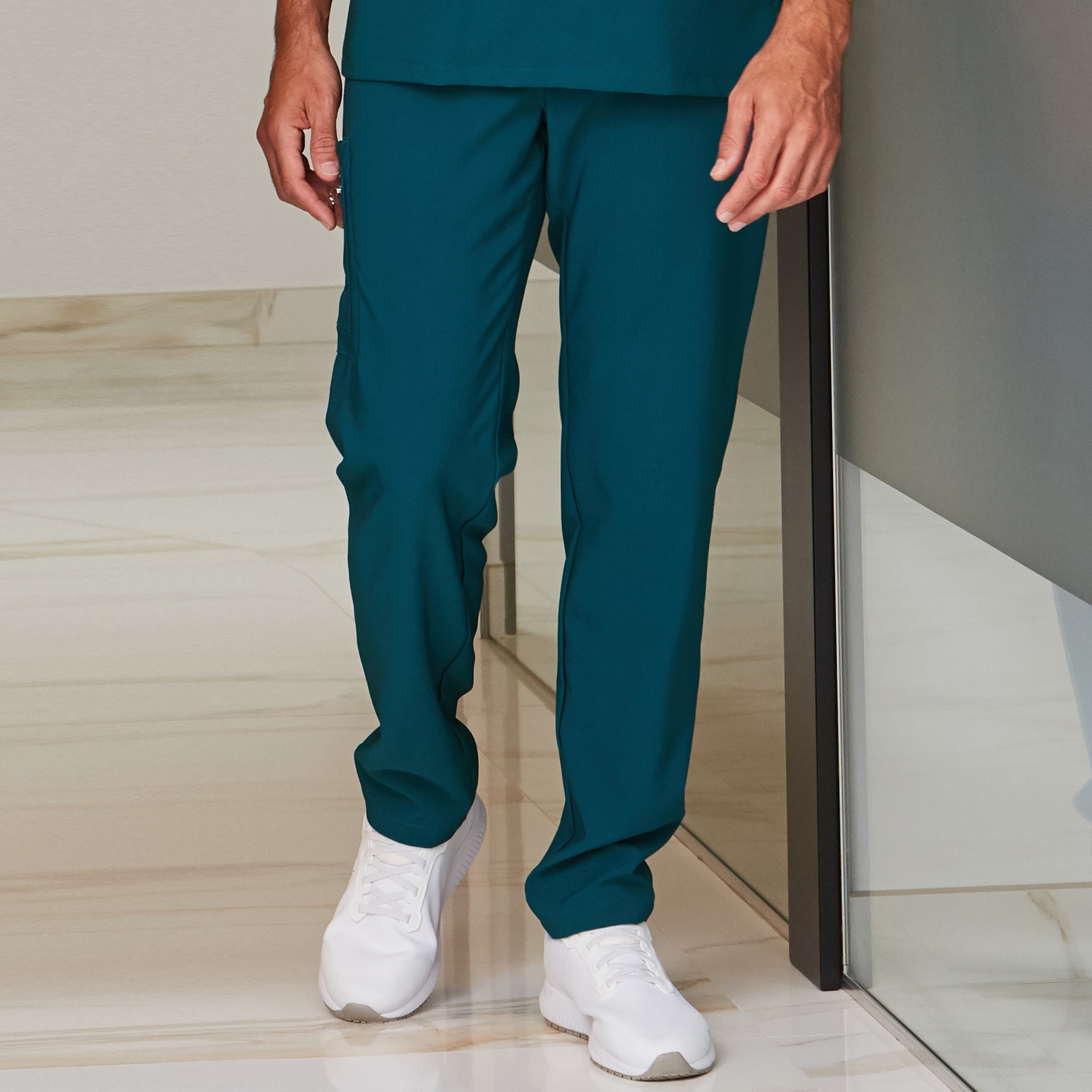 Gary's Pants pantalon médical noir M multipoche stretch