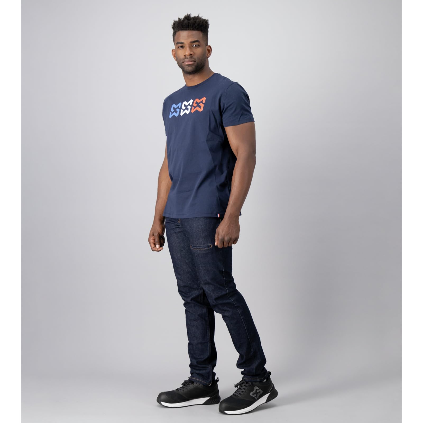 Würth MODYF Made in France tee-shirt marine coton peigné