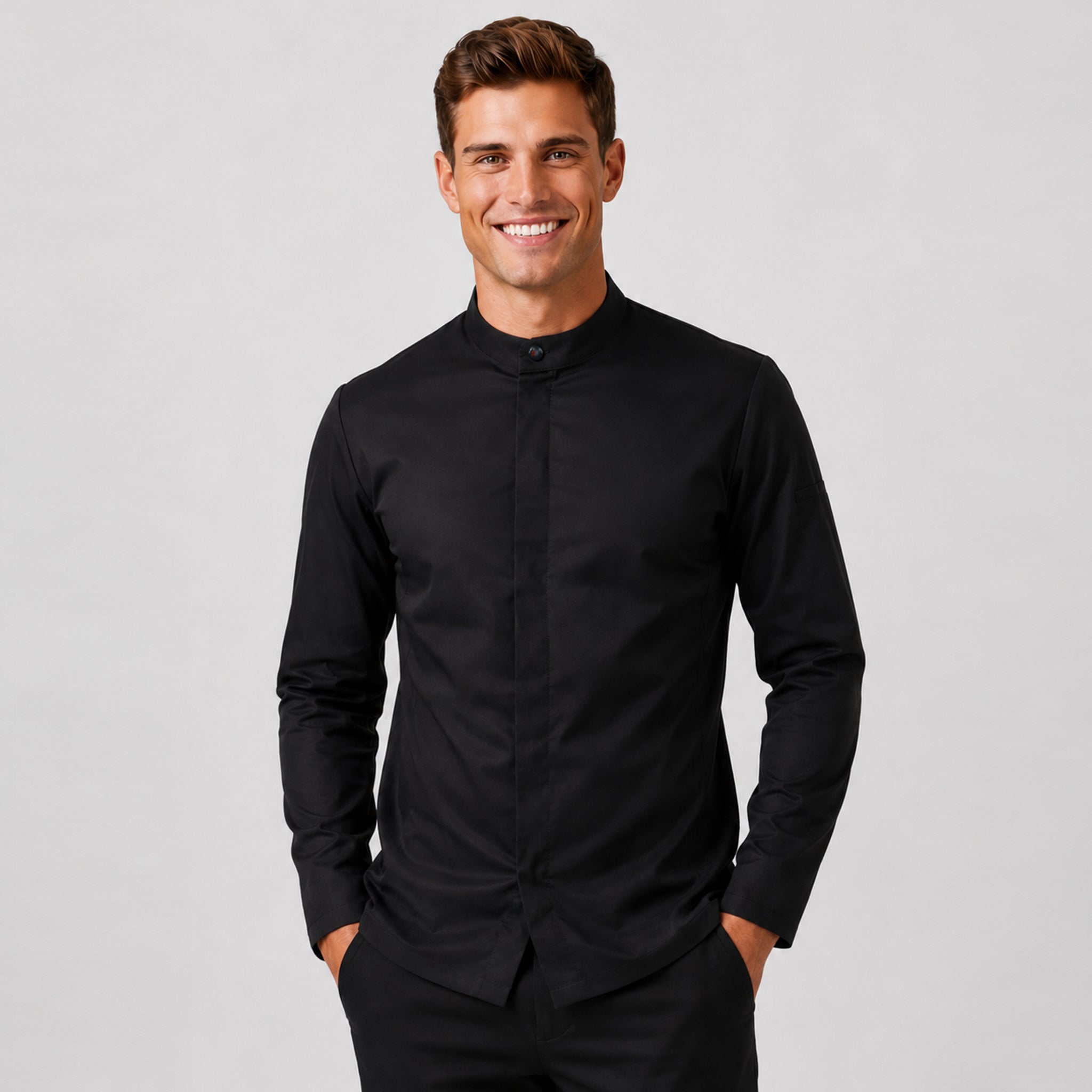 GARY'S Osiris veste cuisinier manche longue noir