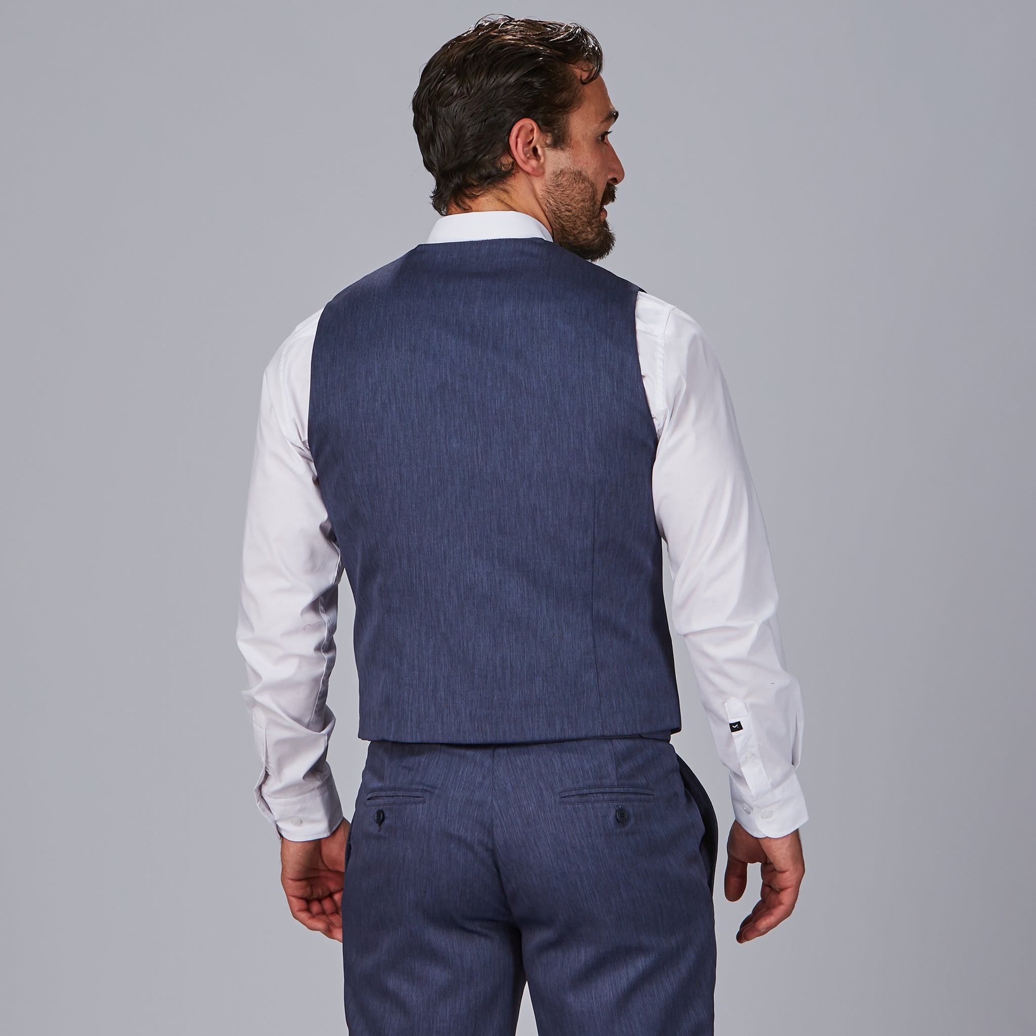 Gary's Pastor gilet homme marine croisé