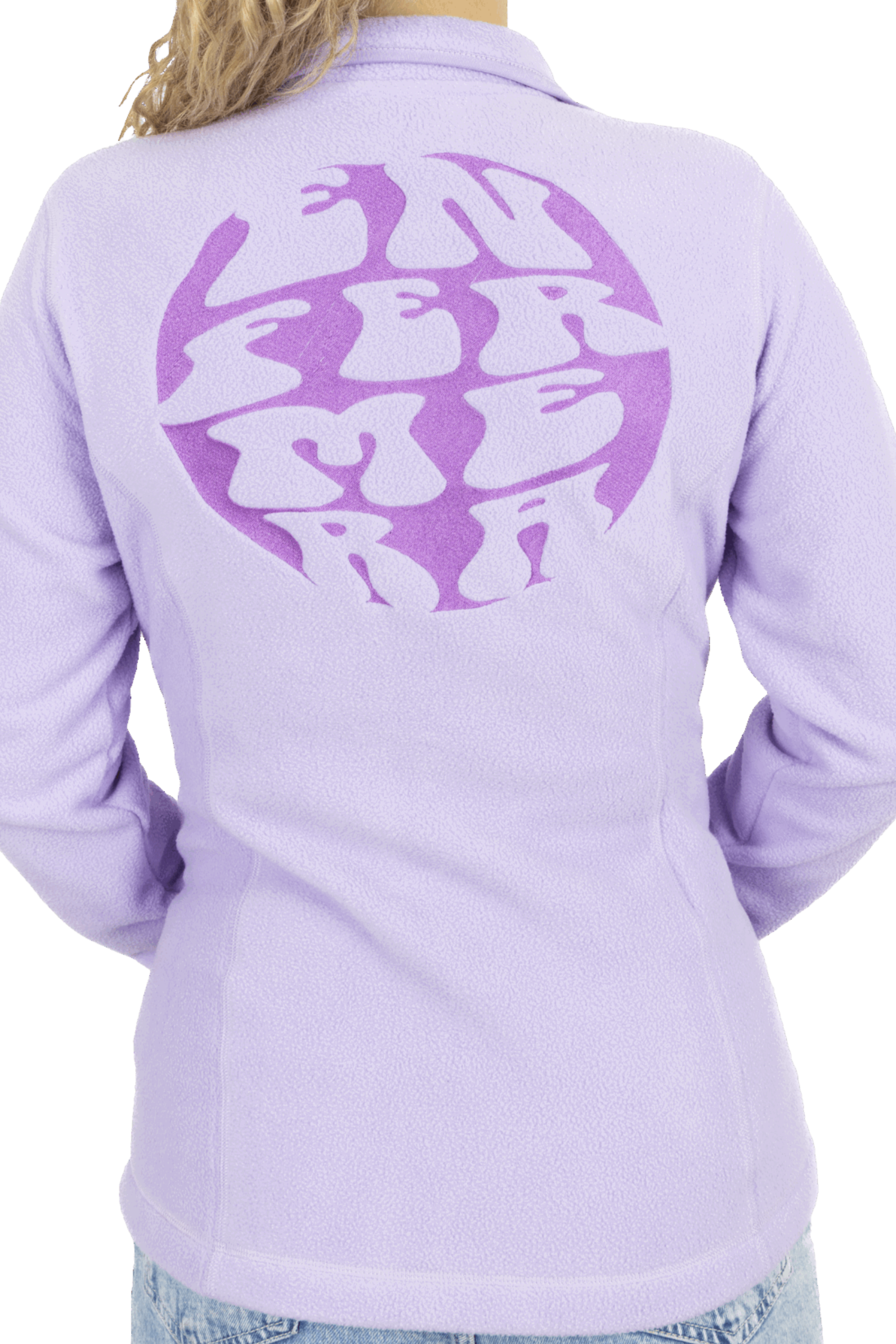 Enfermania Ropa polaire femme lavande brodée taille S
