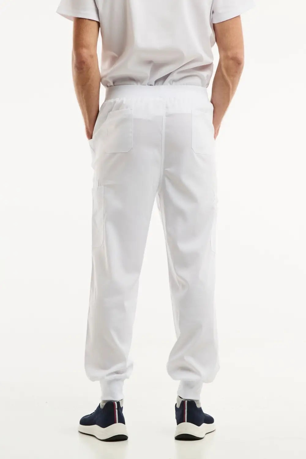 Aelin LUCA Jogger pantalon médical homme blanc
