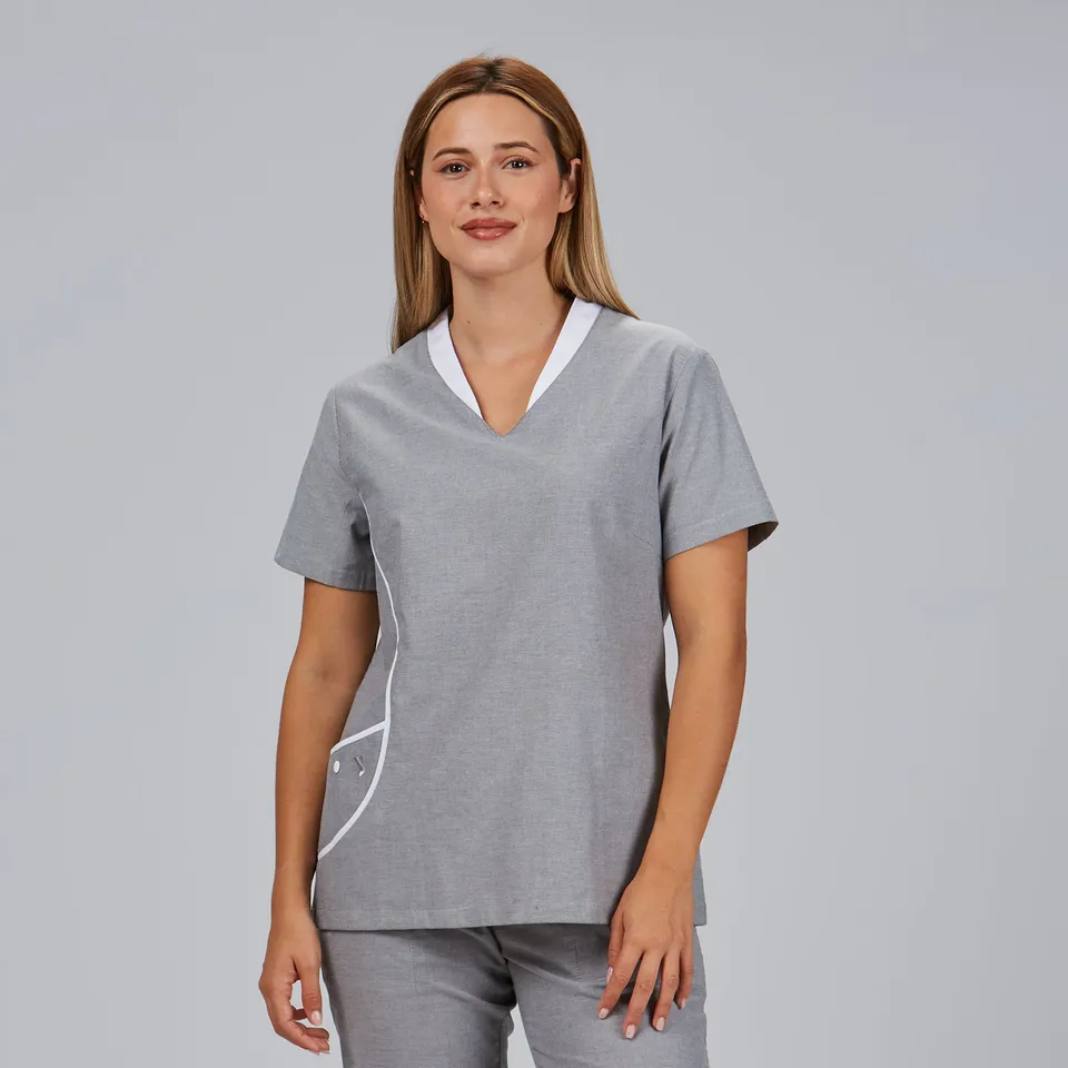 Gary's Brenda blouse médicale femme gris perla taille M