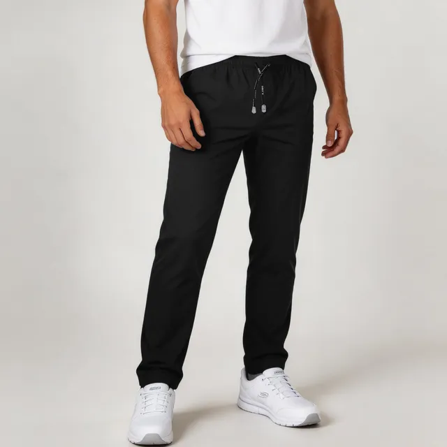 GARY'S pantalon cuisine élastique popeline noir