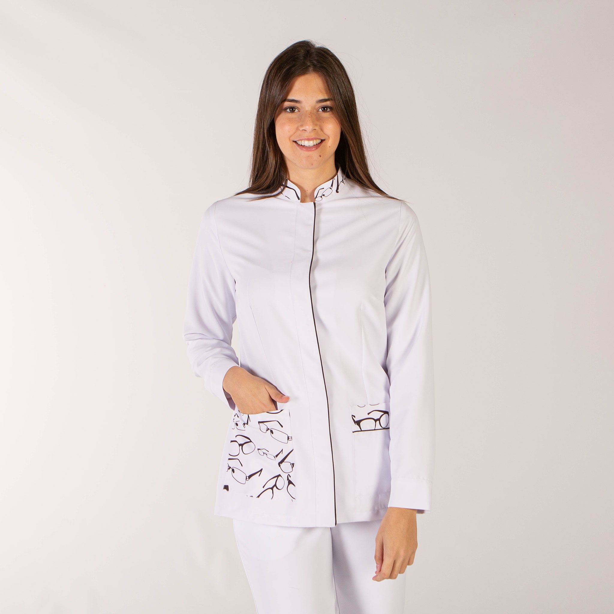 Gary's Gala blouse femme microfibre blanche L
