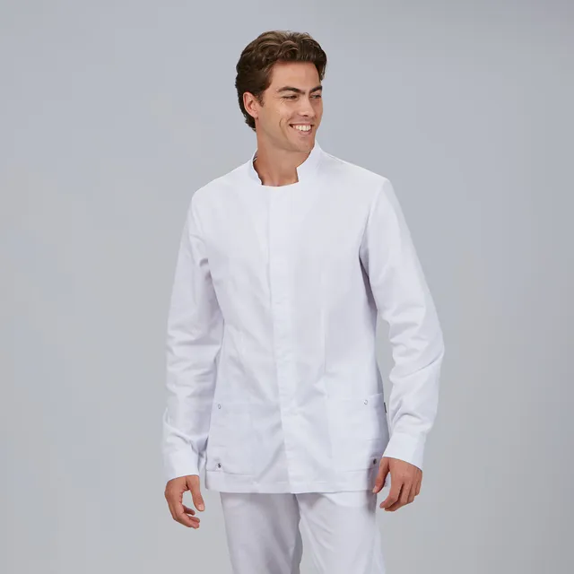 Gary's Abel blouse médicale homme blanche twill XS