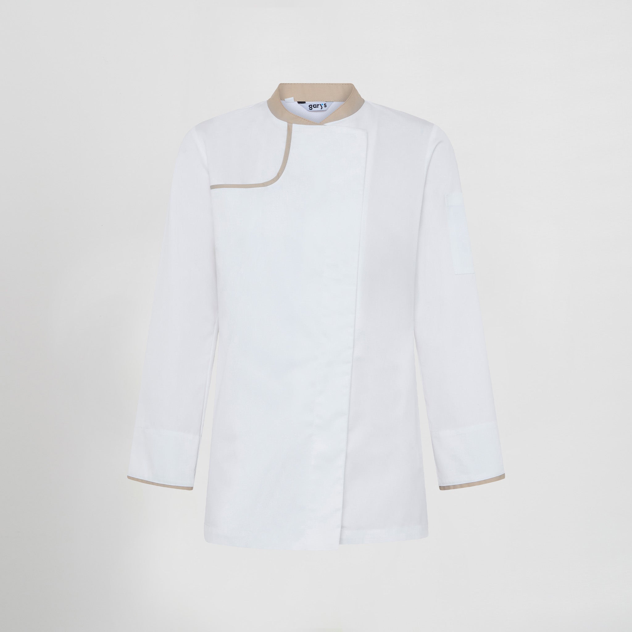 Gary's Anaya veste cuisine femme gris perla coton bio