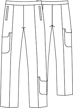 GARY'S Vigoré pantalon multipoche gris perle stretch