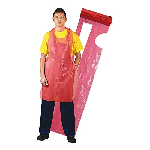 Reis FFOL-ROLL tablier jetable rouge 117x70 cm rouleau 100