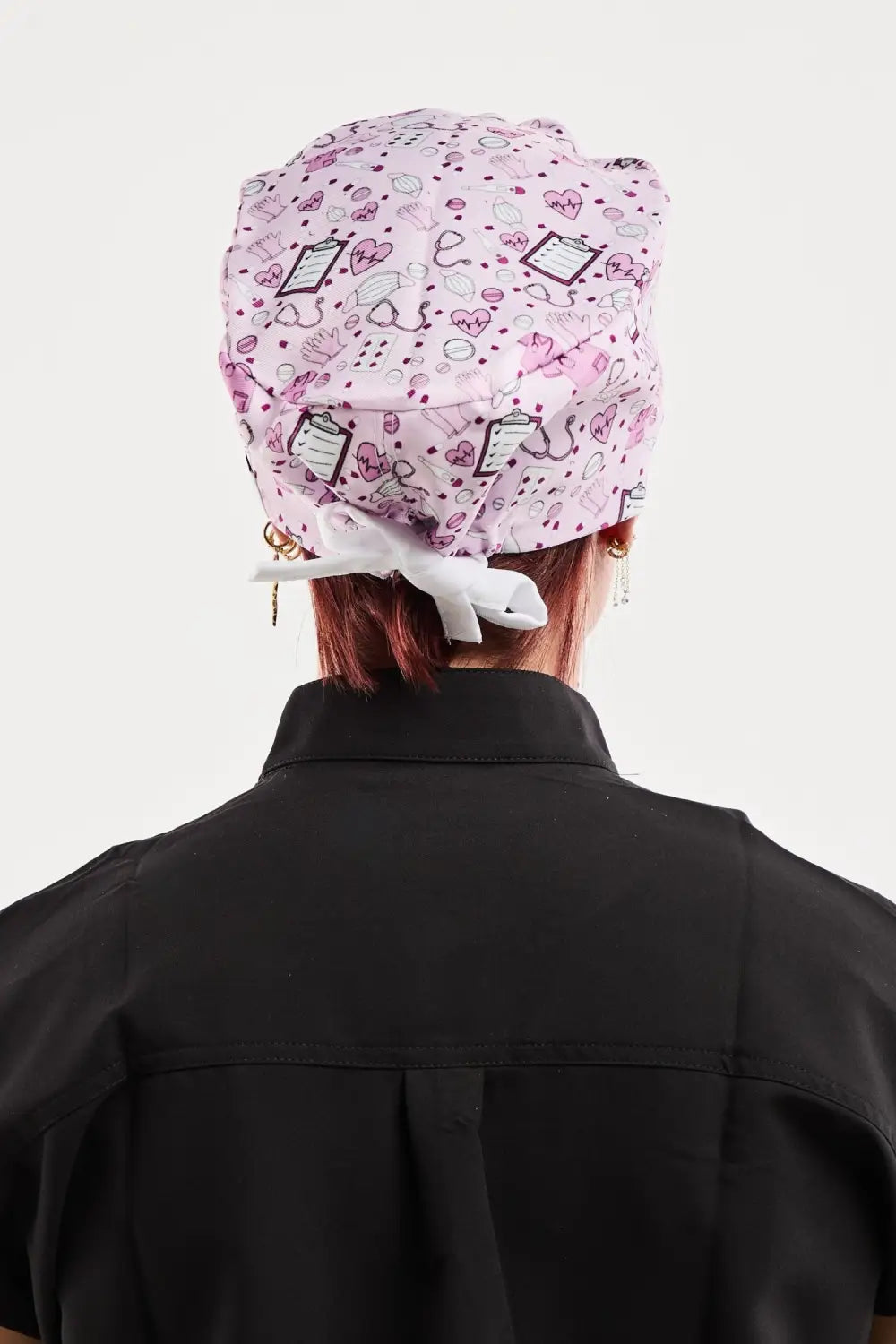 Aelin Paris calot de bloc rose cheveux courts