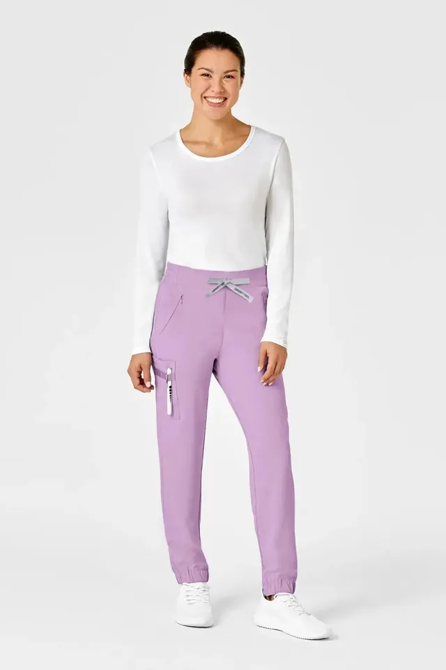 Aelin EMMA RENEW pantalon médical violet clair 7 poches