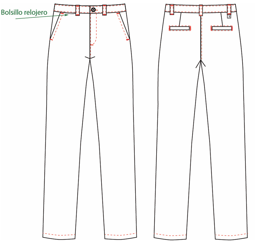 Gary's Cheviot Pantalon Chino Homme Gris Stretch