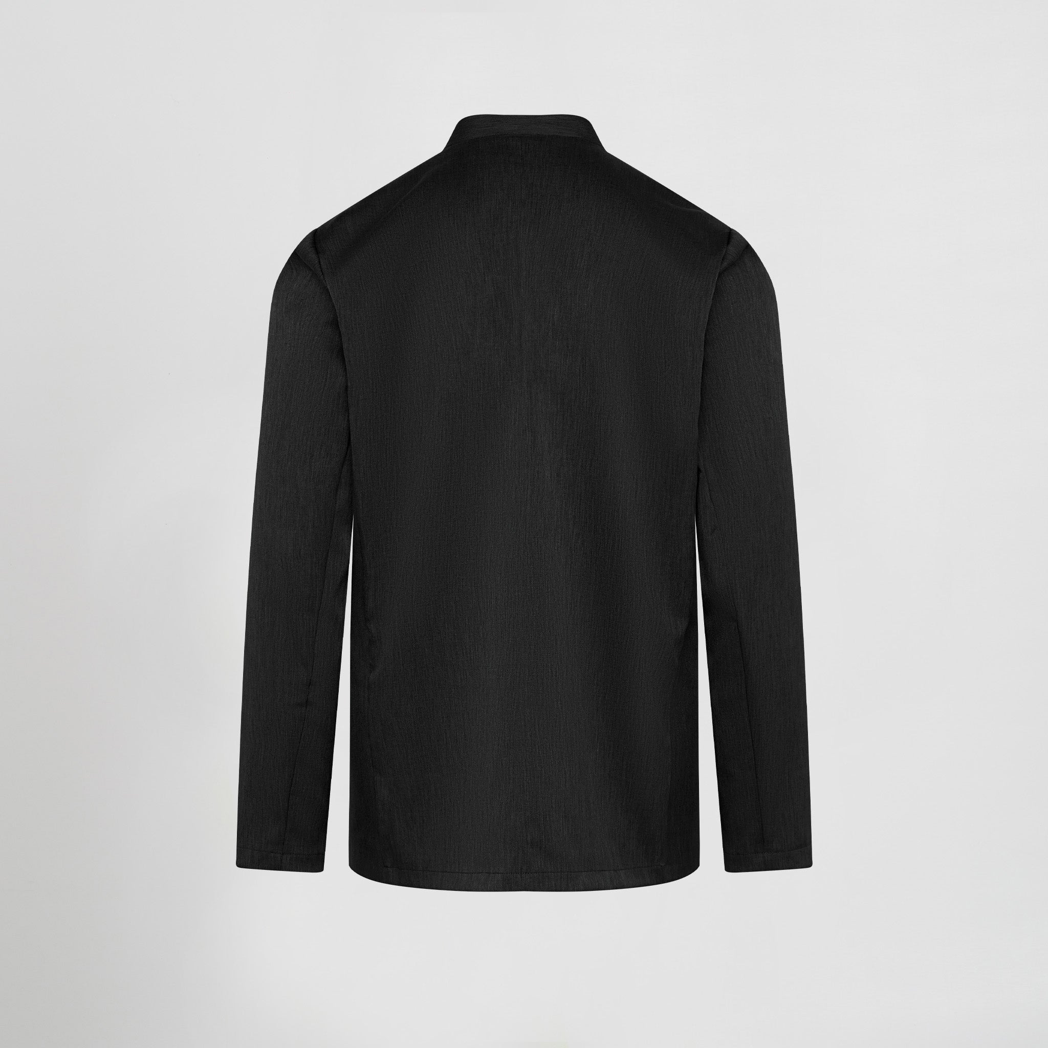 GARY'S Salazar veste travail homme col mao twill noir