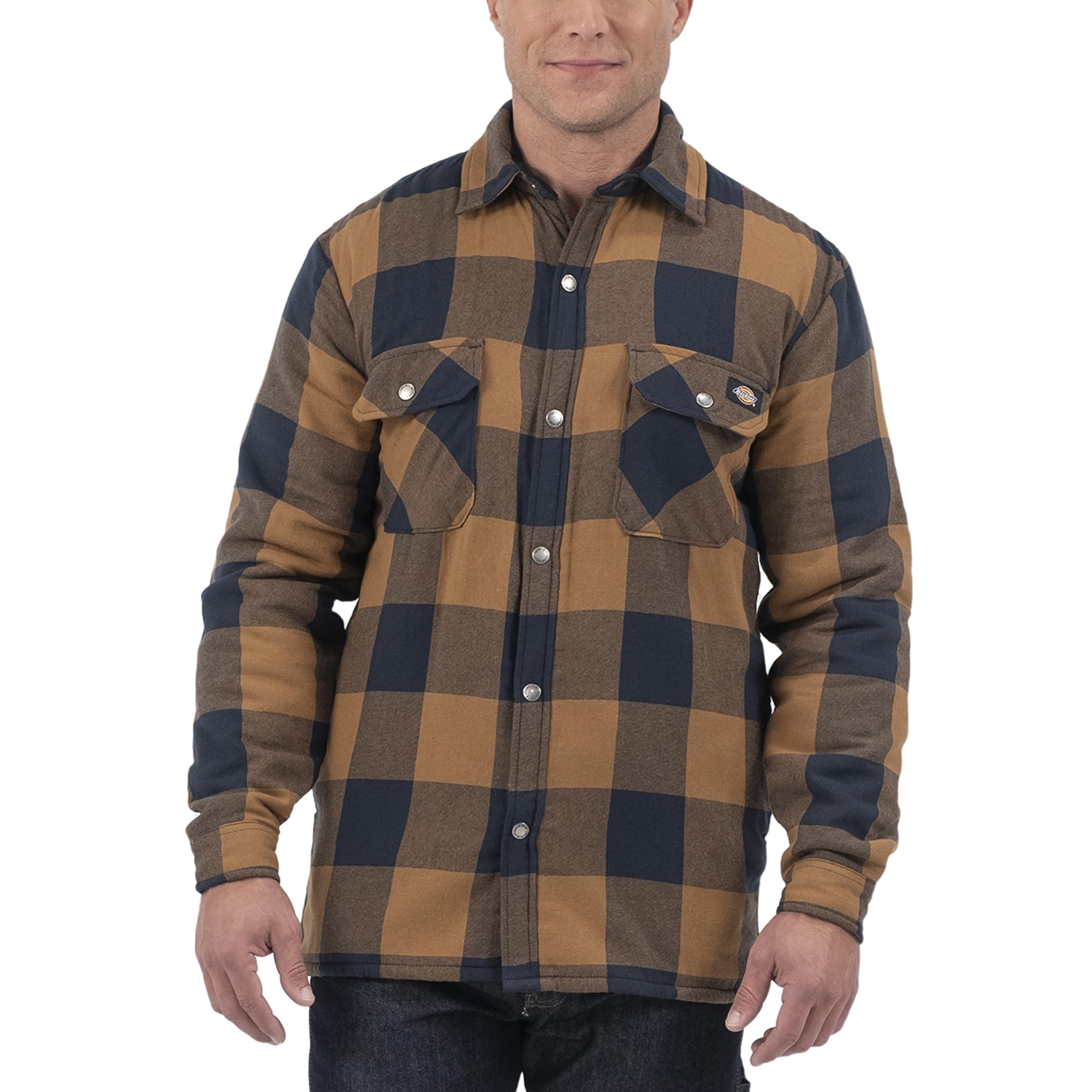 Dickies Vestes Surchemise Flanelle Hydroshield Marron