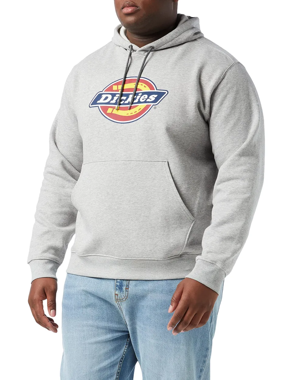 Dickies Front Logo sweat capuche homme gris XXL polaire