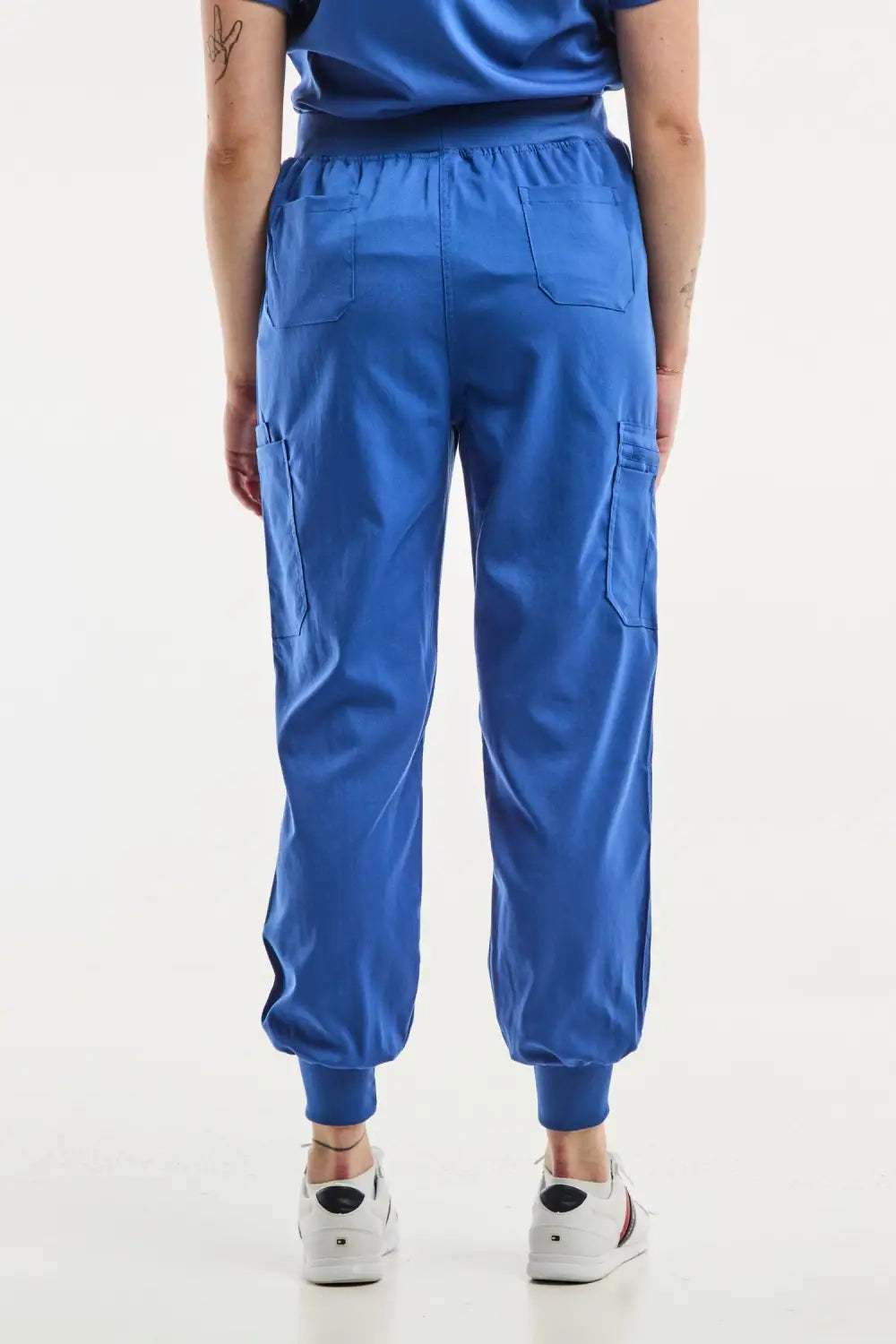 Aelin EMMA Jogger pantalon médical femme bleu roi stretch