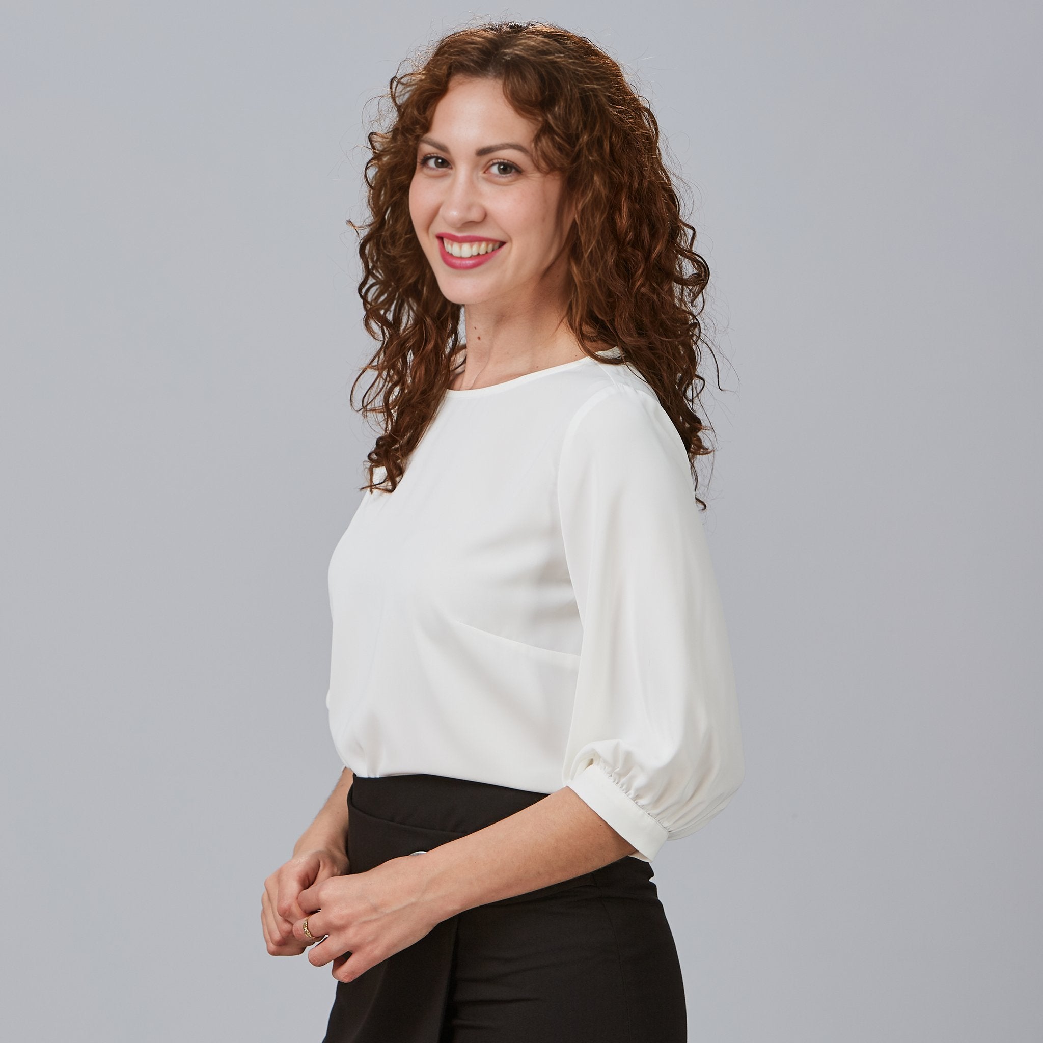GARY'S Rosanna chemisier femme 3/4 noir taille M