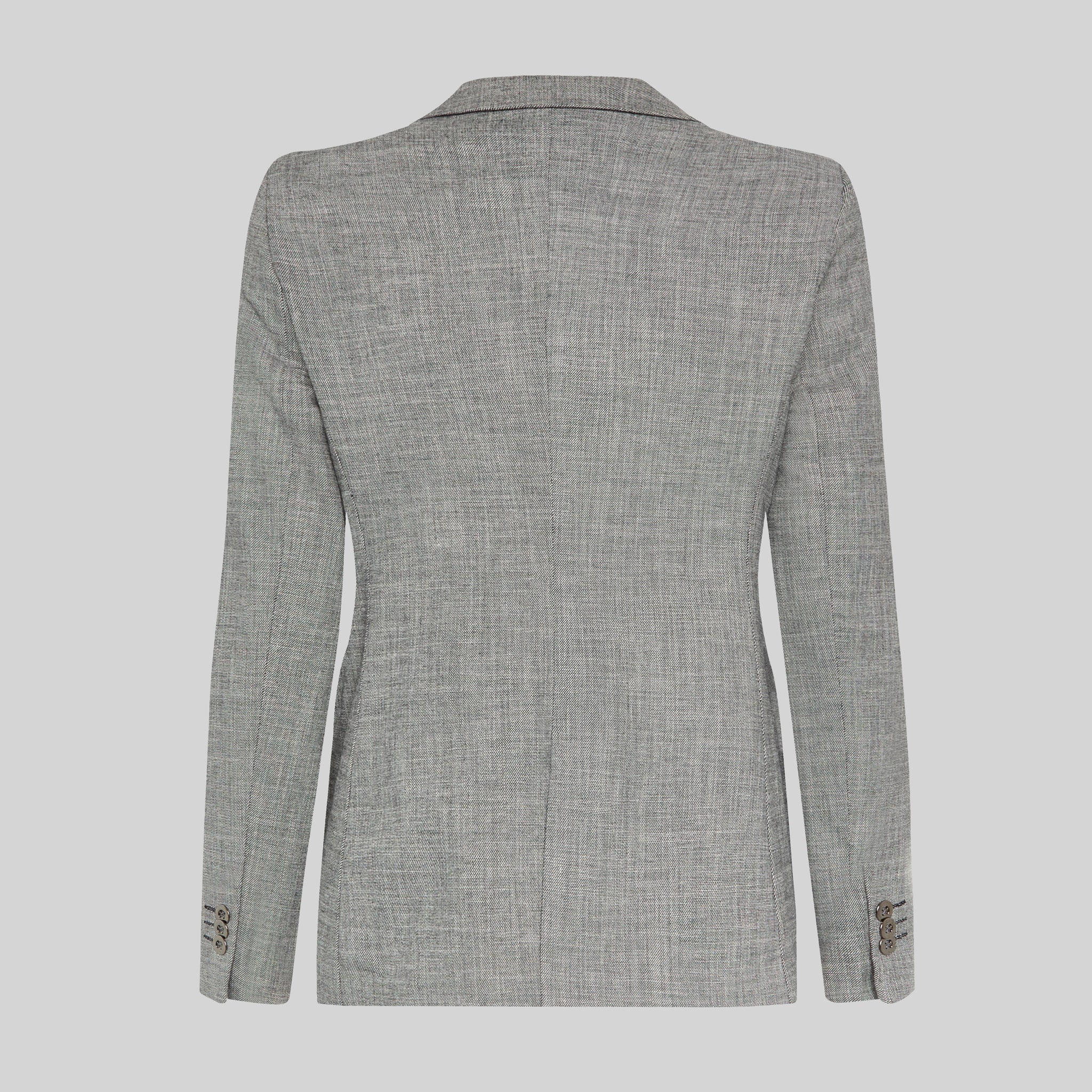 GARY'S Blazer Femme Cheviot gris veste tailleur