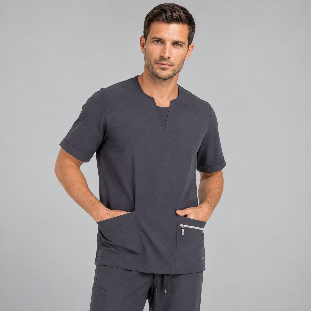 GARY'S Boris tunique homme slim noire Extrafiber stretch