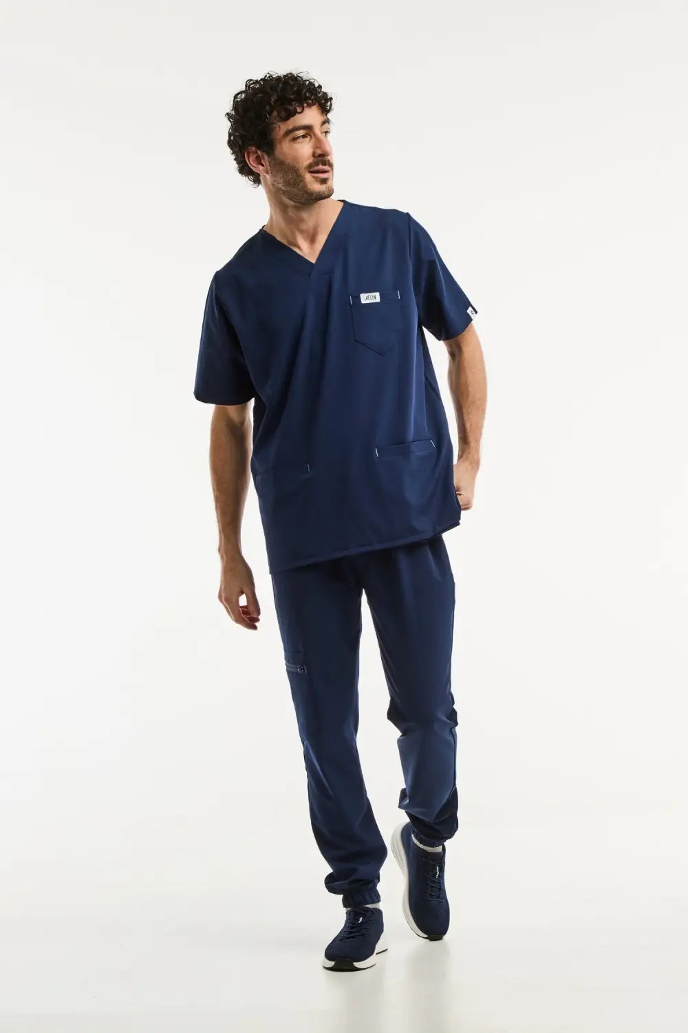 Aelin Slimfit NEW Tenue Médicale Homme Bleu Marine