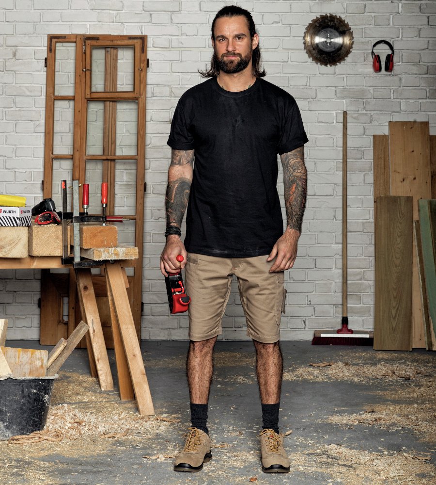 Würth MODYF Stretch X bermuda de travail beige 44