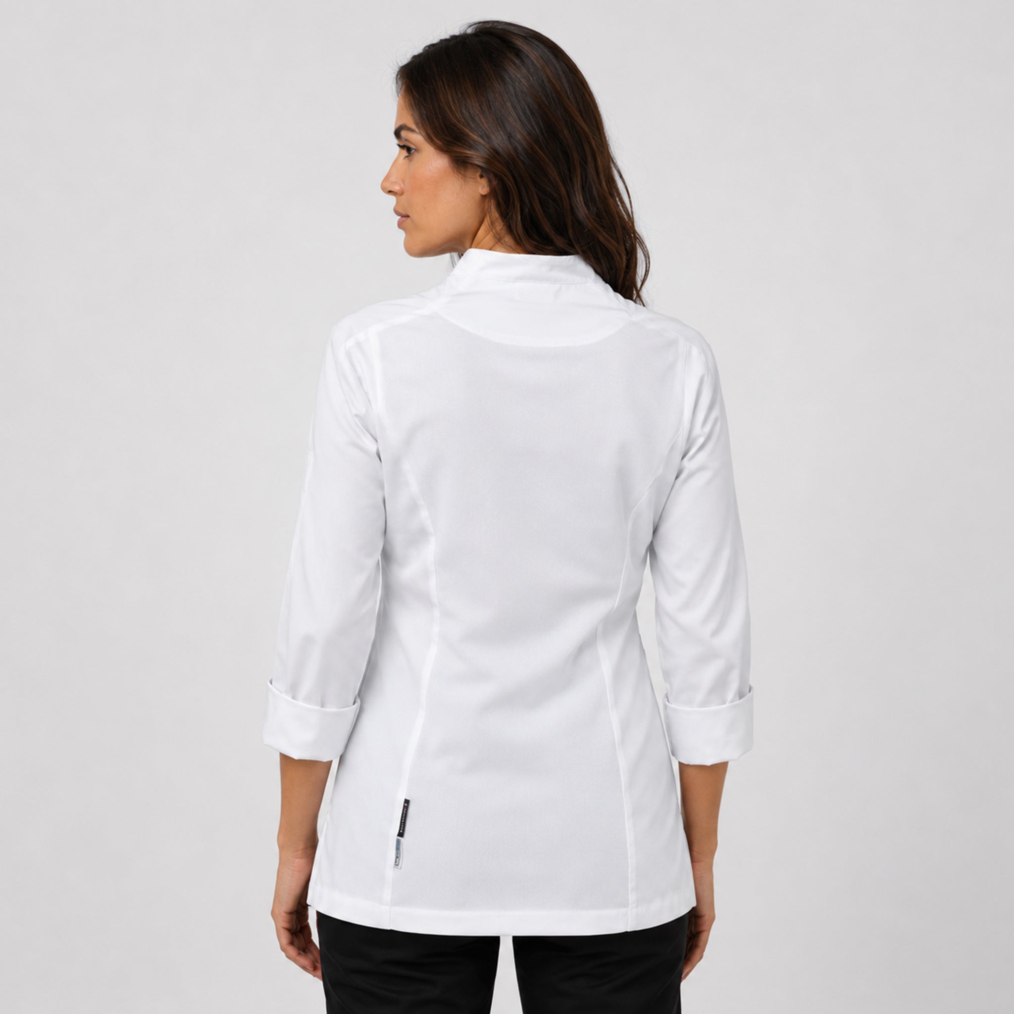 Gary's Zaya veste cuisine femme blanche manches longues