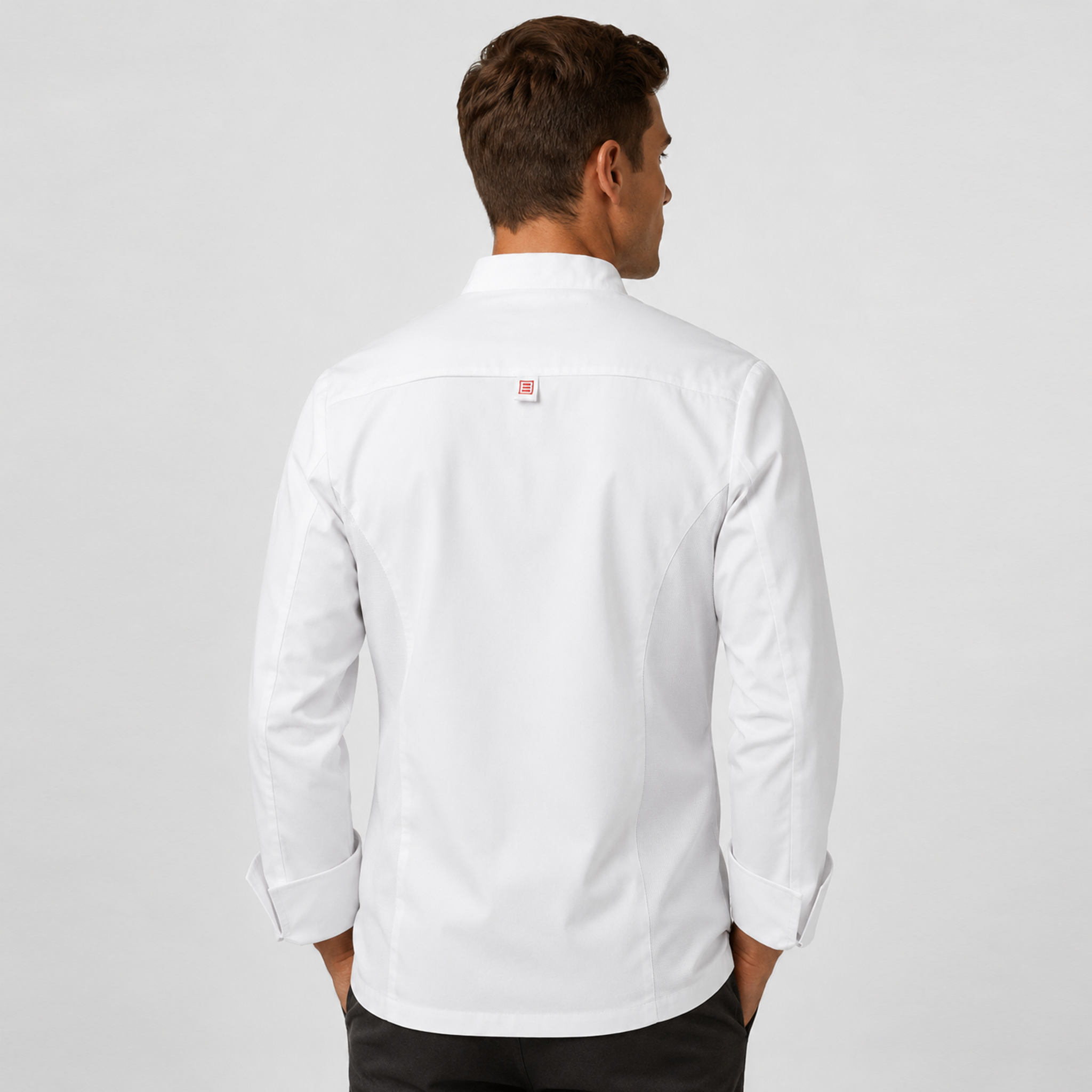 Gary's Anhur veste cuisine unisexe blanche coton