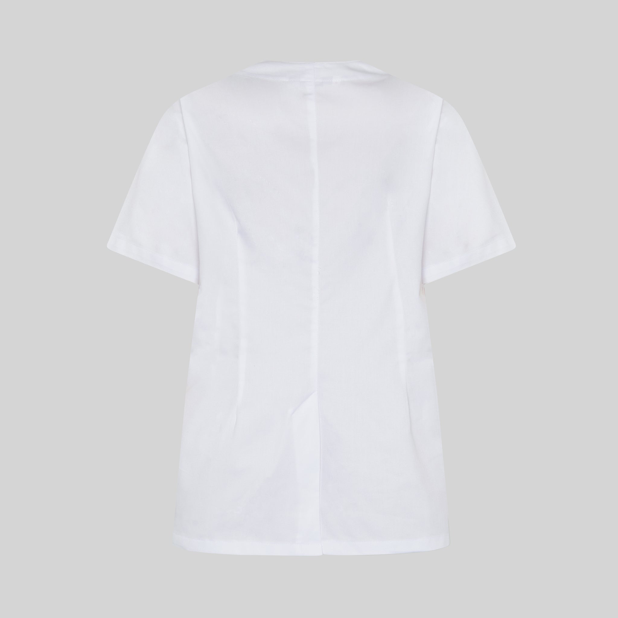 Gary's Sicilia Blouse Médicale Zip Blanc Twill