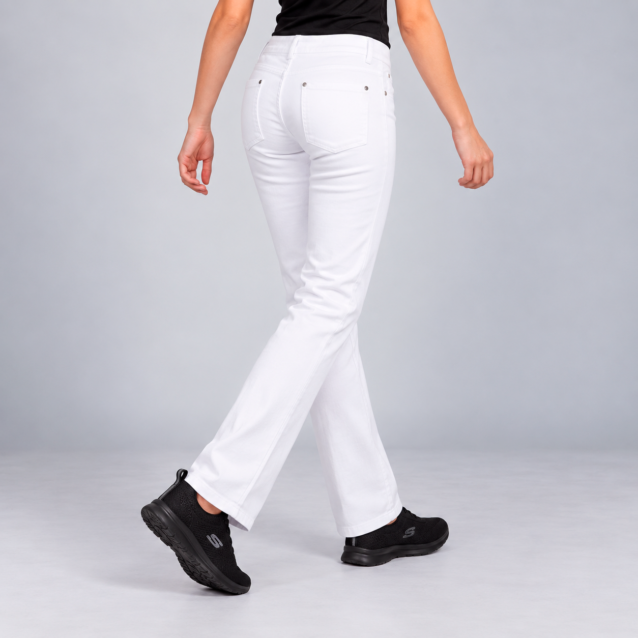 Gary's Jeans pantalon travail femme noir stretch 42