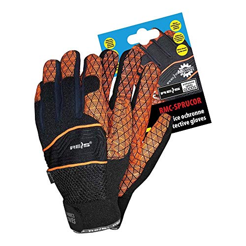 Reis RMC-Sprucor gants de travail noir/orange taille XL lot 12