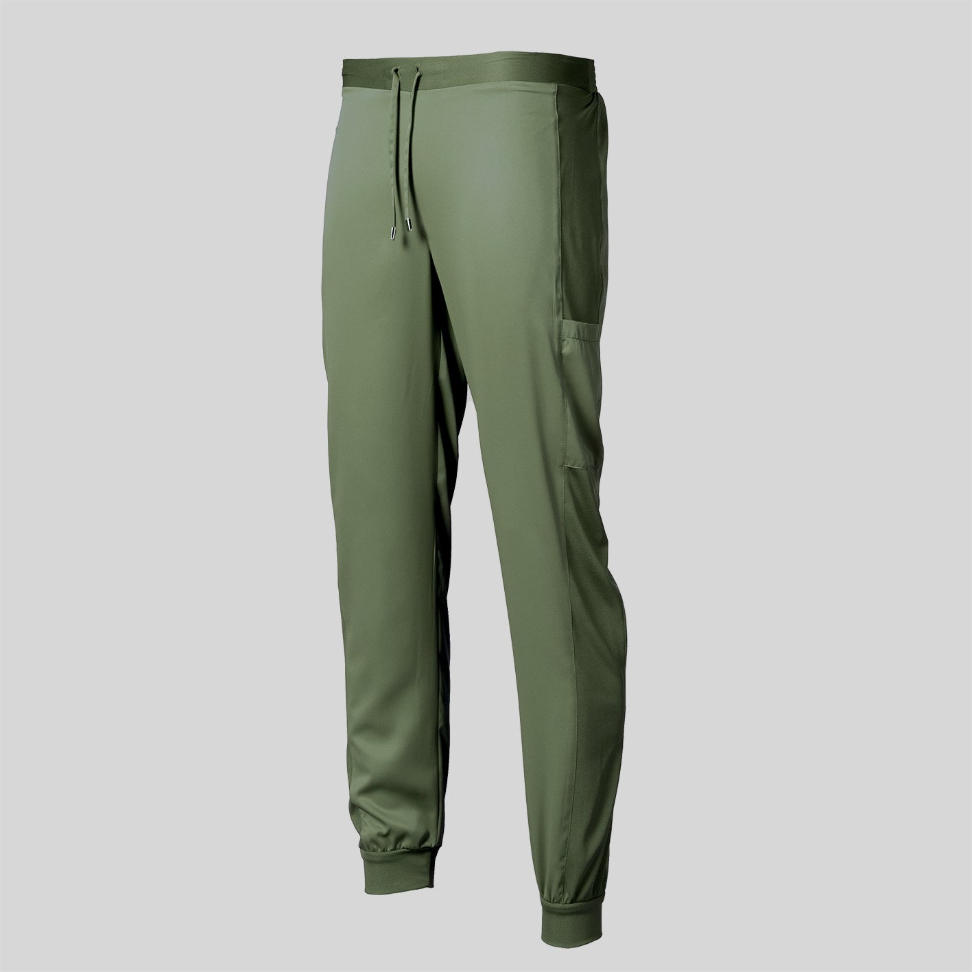 Gary's Pants pantalon jogger unisexe vert kaki peach