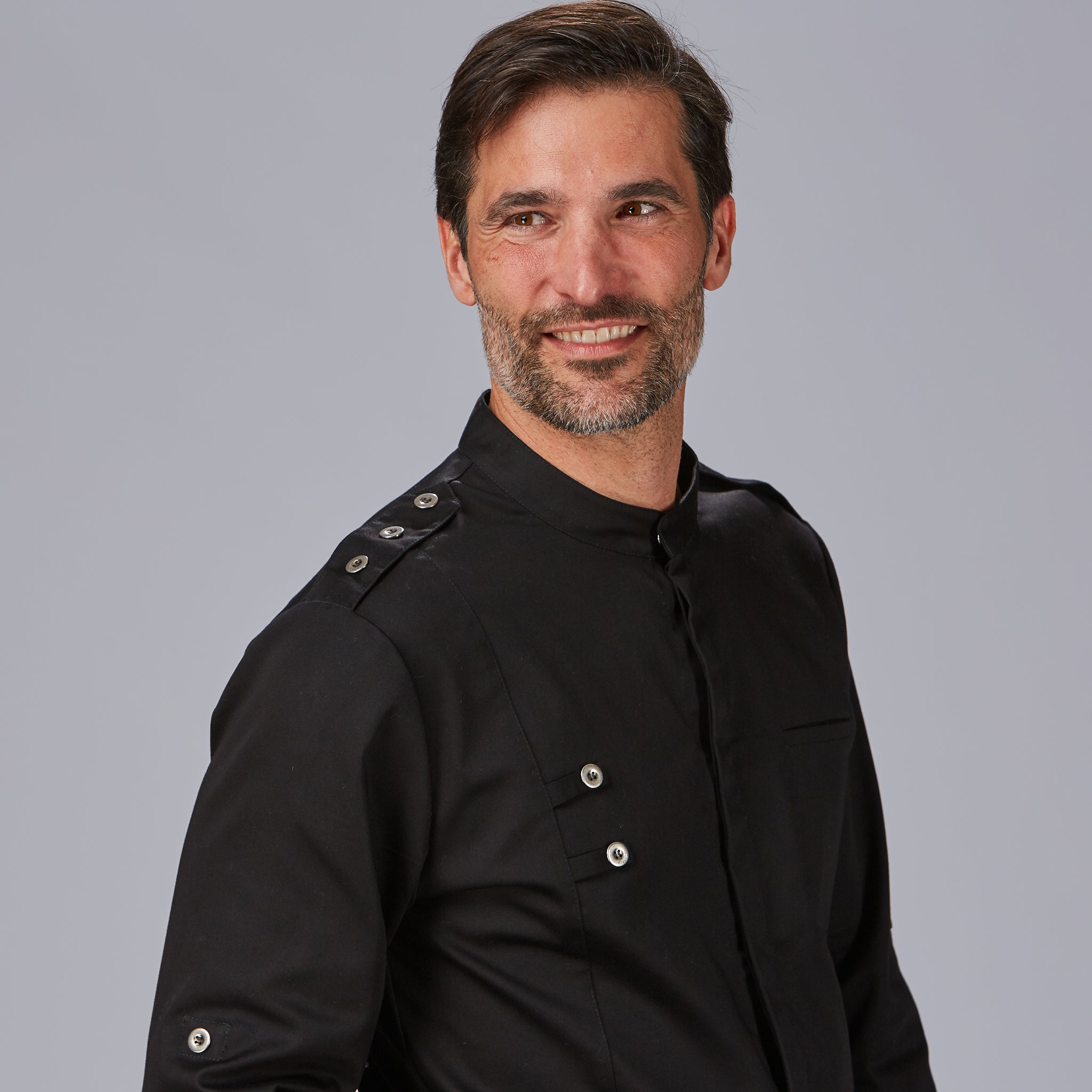 Gary's Cueto veste cuisinier homme noire coton taille L