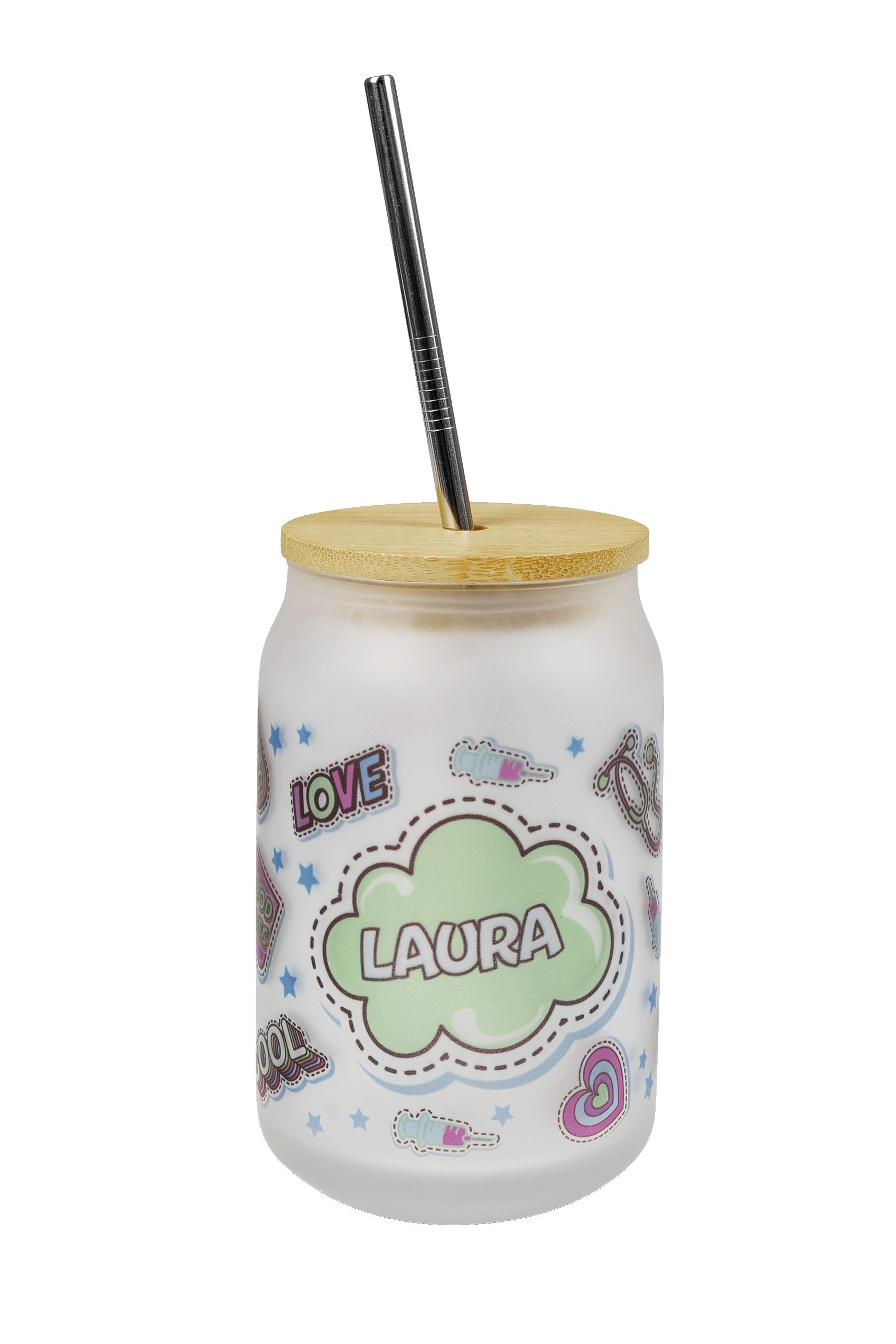 Enfermania Stickers coffret gourde et tasse verre