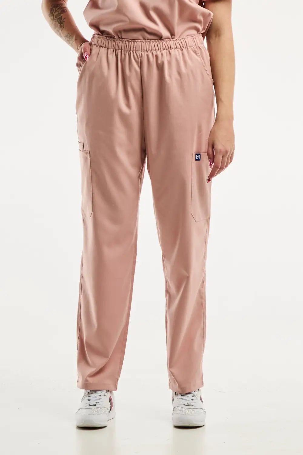 Aelin EMMA tenue médicale Femme Rose clair stretch poches